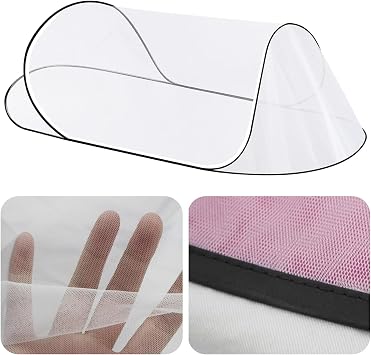 Mosquito Net for Bed – Pop Up Mosquito Net Tent with Zipper, Foldable & Portable Mosquito Nets for Outdoor Camping, Travel, Bedroom Use, Breathable Insect Protection Shelter for Adults & Kids