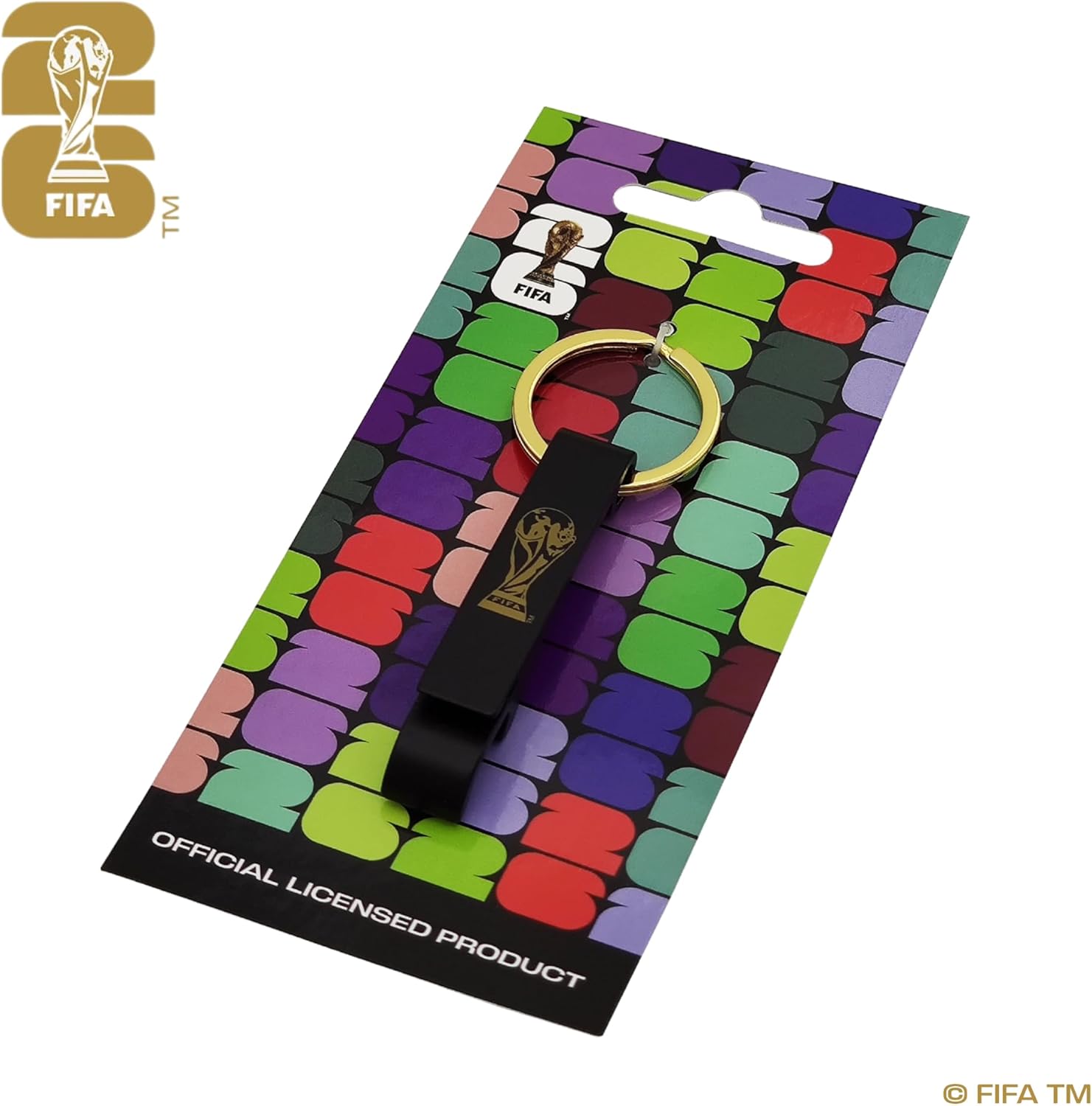 Official FIFA World Cup 2026 Edition - 2.5 Inch Black Bottle Opener Keychain - Collector’s Edition Item- Premium Weighted Aluminium Alloy- Perfect for Backpacks, Gym Bags, Keys - Image 5