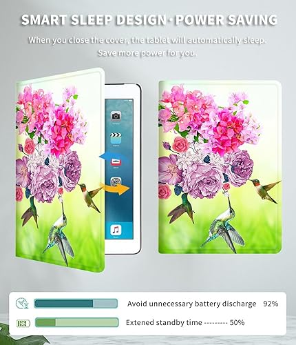 Vista 251 de Funda para Kindle de 6 pulgadas (11.ª generación, versión 2024/2022) delgada de piel sintética, ajustable, multiángulo, Smart Shell con función