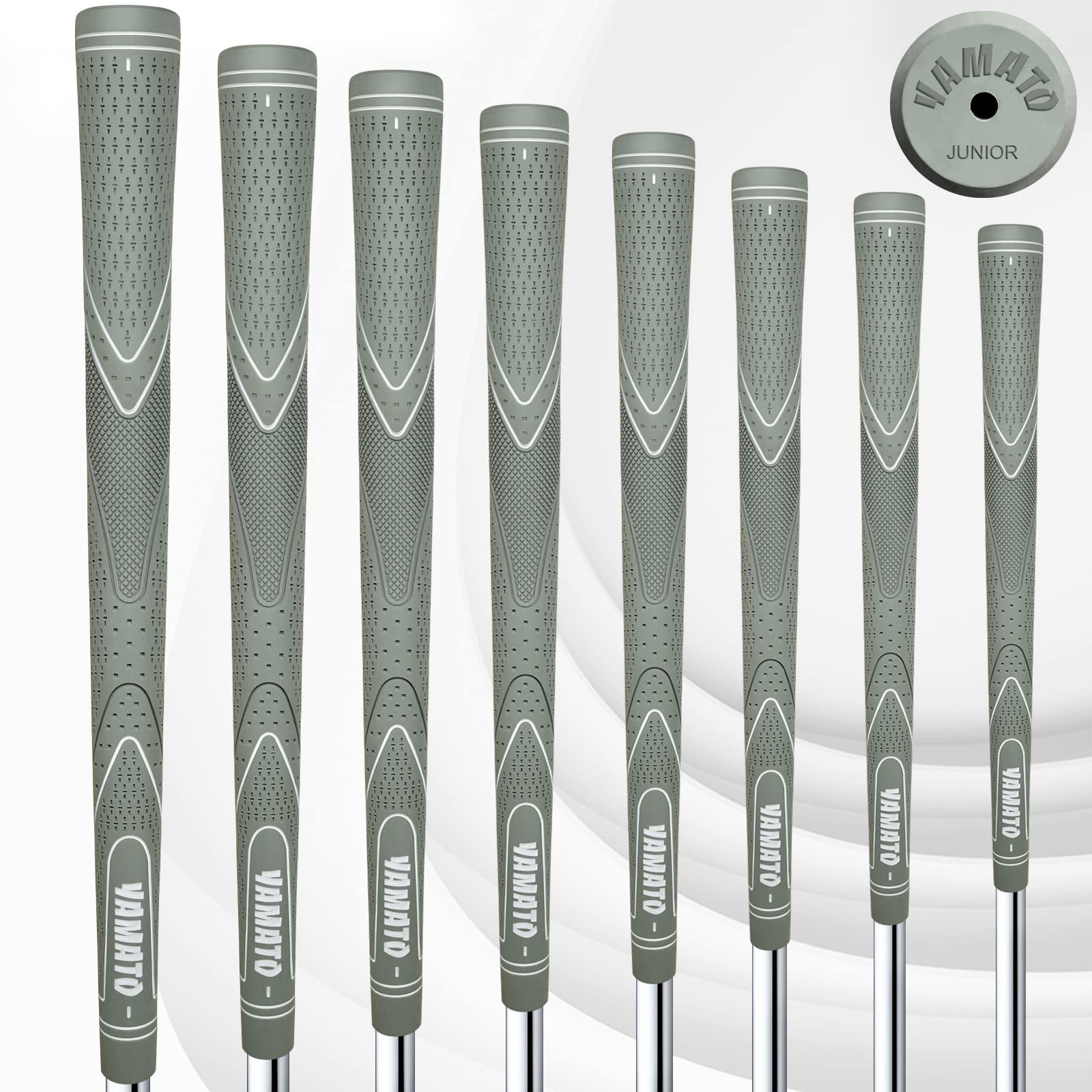 Yamato Junior Golf Grips Kids &amp; Youth Golf Club Grips - 8 Pack Of High-Quality Junior Golf Grips For Perfect Swing