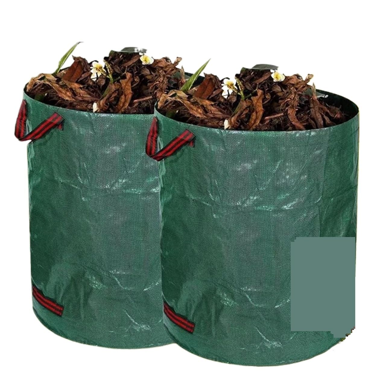 Garden Waste Bag Large Capacity Garden Waste Bag - Reusable Waterproof Storage Container for Yard Leaves(120L)