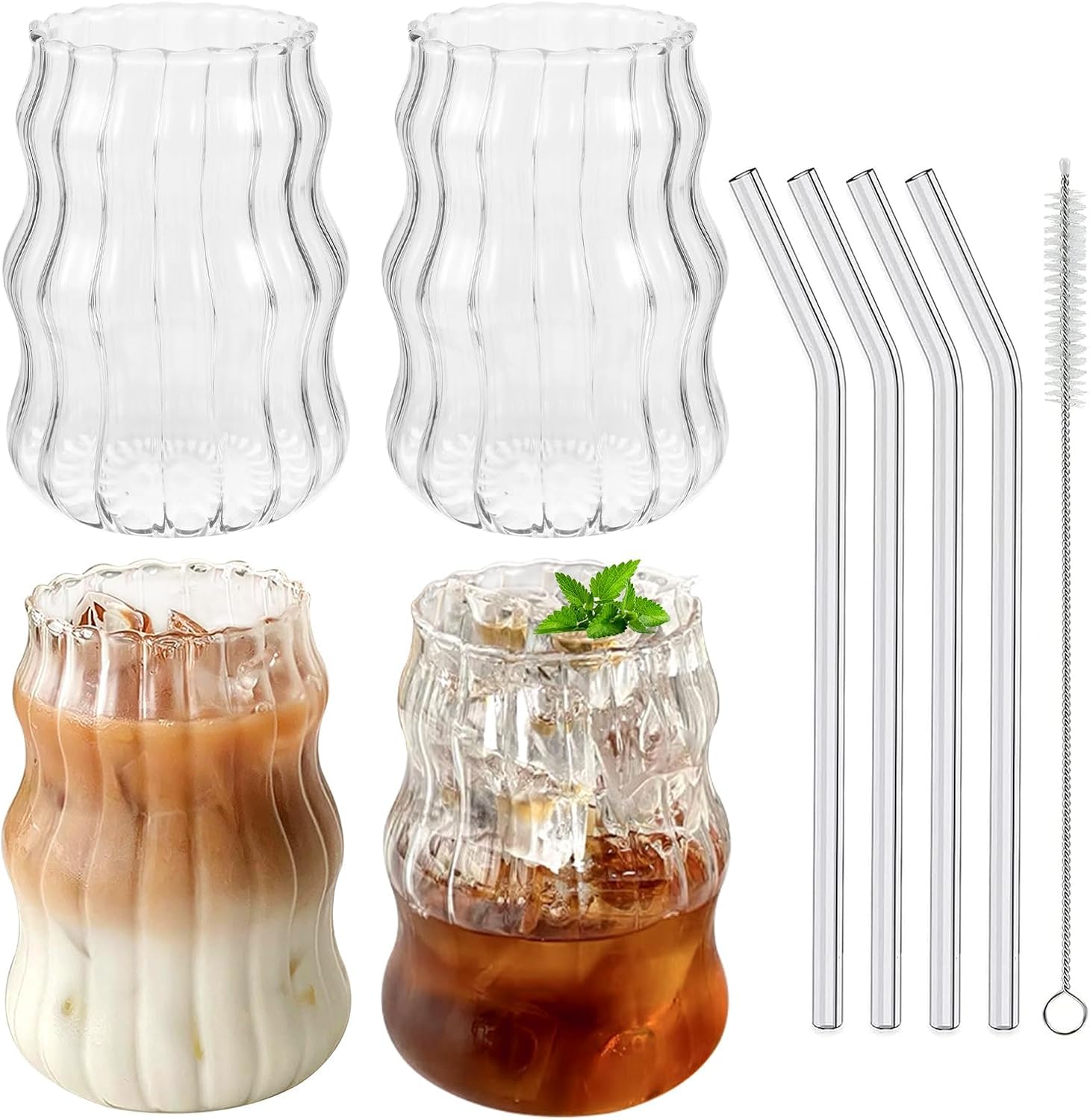 6 Bicchieri Per Latte Macchiato Caffitaly