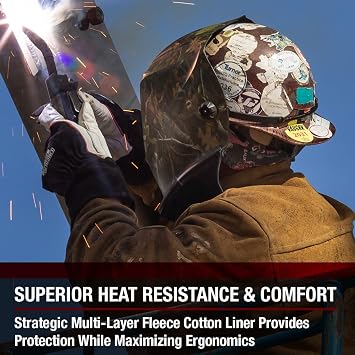 Lincoln Electric DynaMIG HD Professional MIG Welding Gloves | Comfort & Heat Resistance | Medium | K3806-M