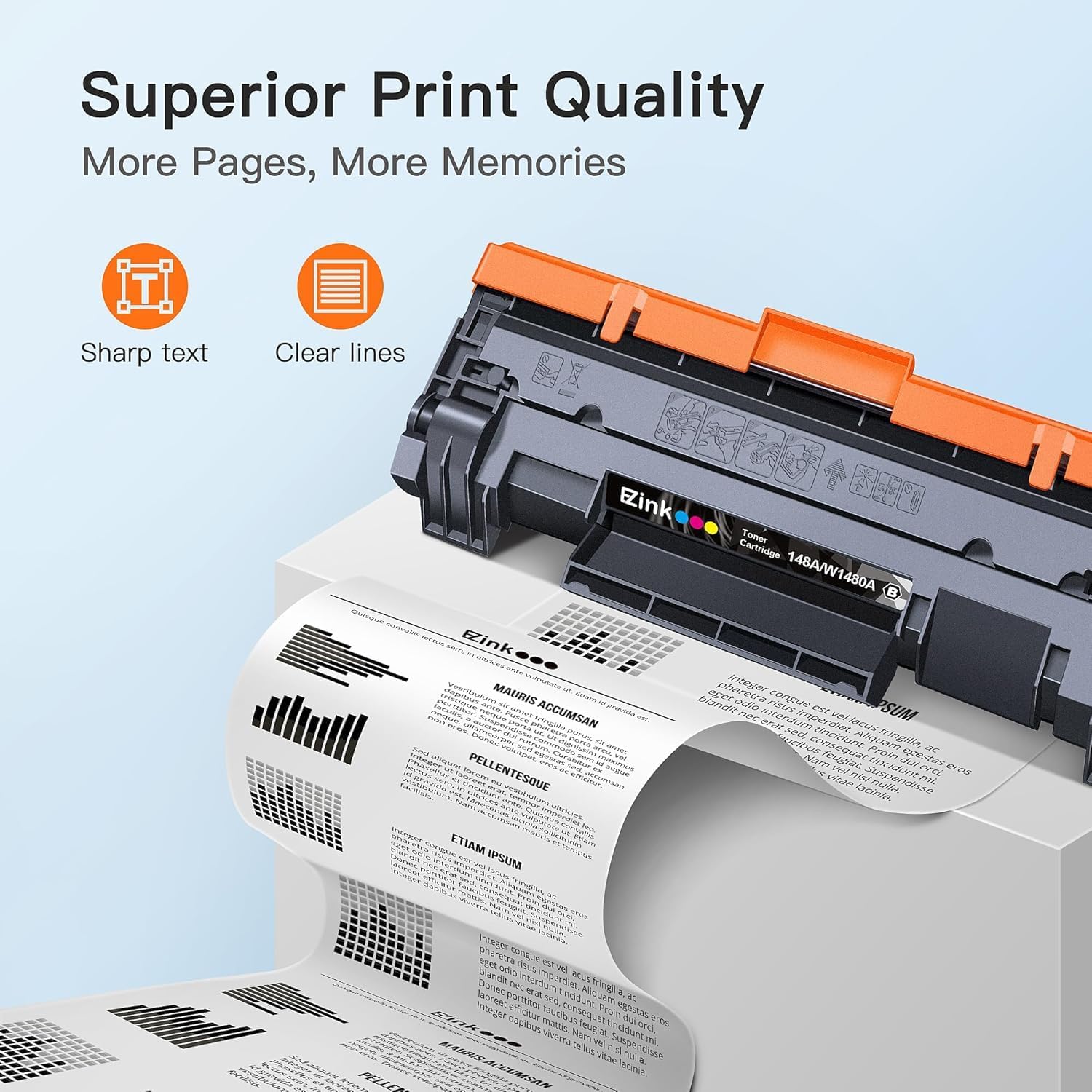 E-Z Ink 138A W1380A Replacement for 138A Black LaserJet Toner Cartridge W1380A 138X W1380X Compatible with Pro 3001dw 3001fdw MFP 3101fdw Series Printer (with Chip, 2 Black)