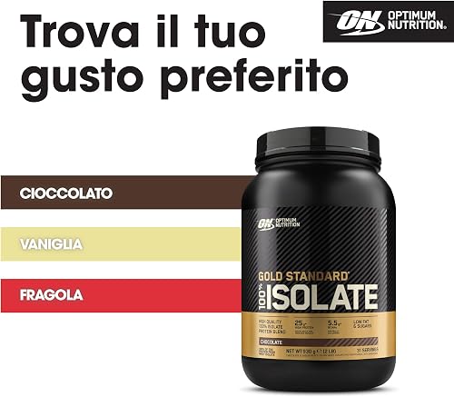 Optimum Nutrition Gold Standard 100% Isolate Whey Protein Powder, 930g - 5