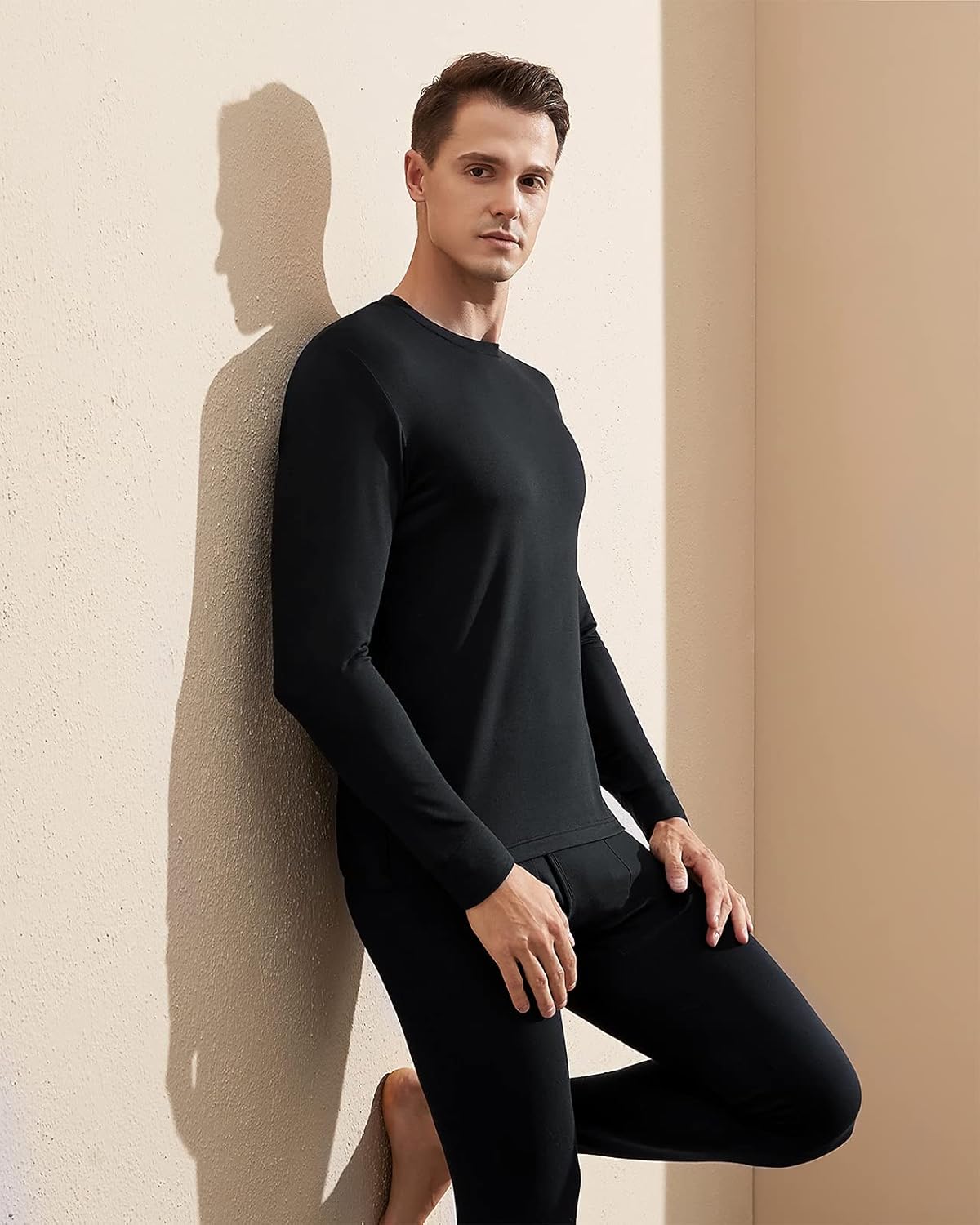 Buy LAPASA Men's Thermal Underwear Shirt, Long Sleeve Heat Generation
