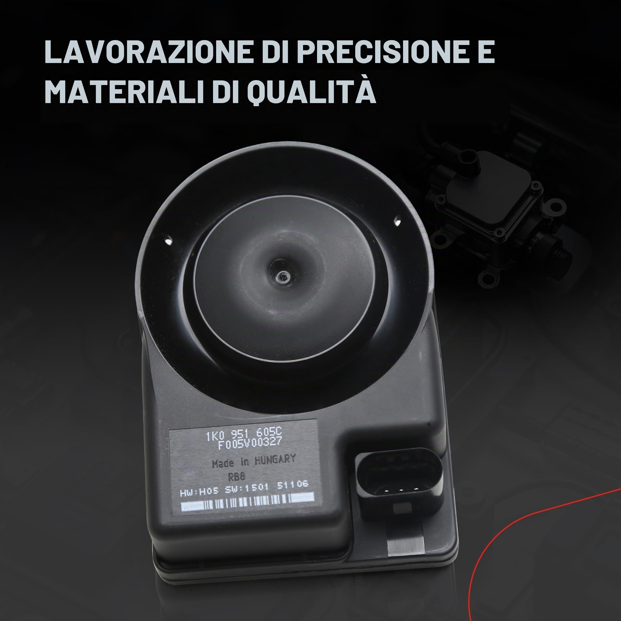 Sirena antifurto per allarme, 12 V, STD, compatibile con Volkswagen, Audi, confezione da 1