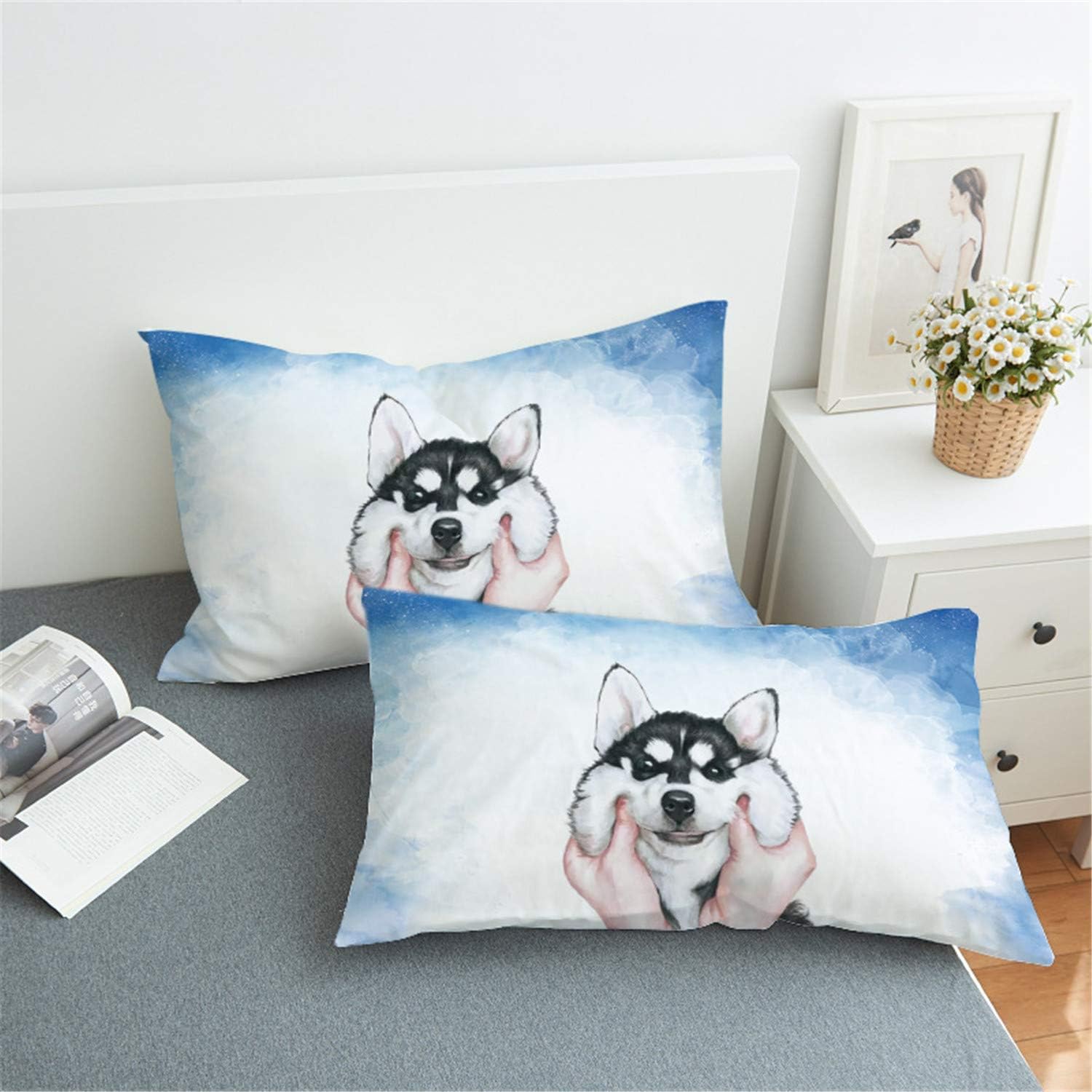 Design Your Own Photo Pillowcase Two-Sides Printed Cushion Covers Custom Cotton Throw Pillow Cases
