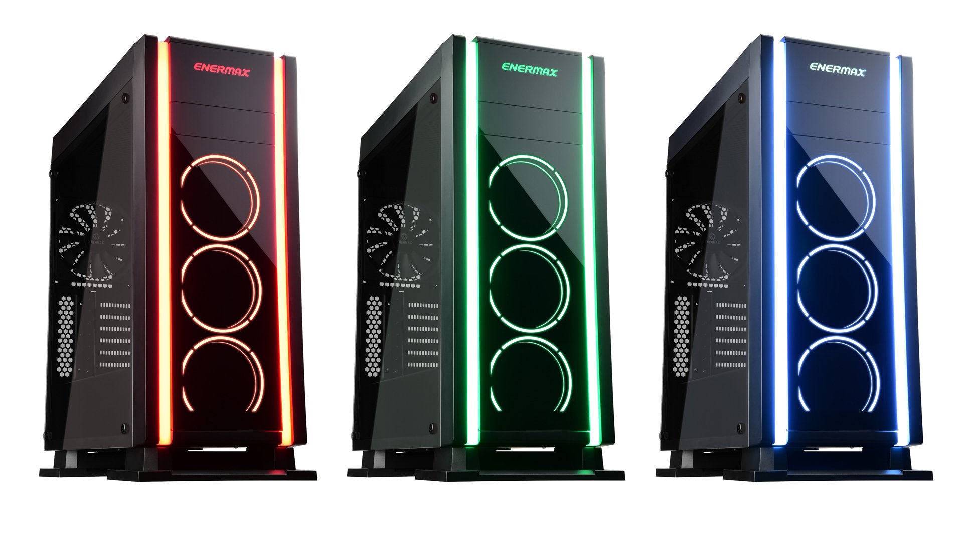 Amazon | ENERMAX RGB LED ミドルタワーPCケース SABERAY ECA3500BA 