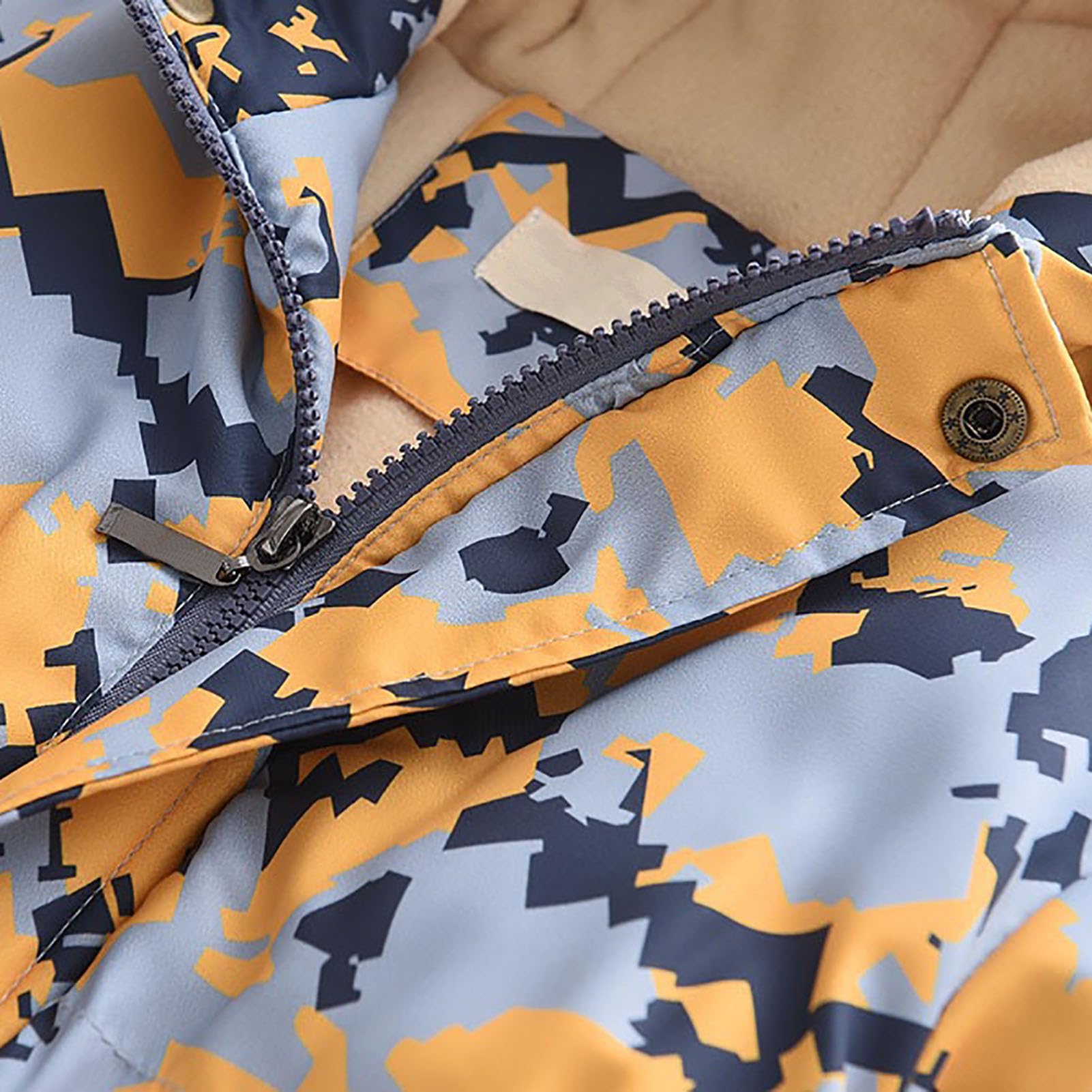 Chaqueta acolchada para niños (3-14 años), a prueba de viento, cálida chaqueta de invierno con capucha, estampado de dinosaurios, parka con cremallera para otoño e invierno