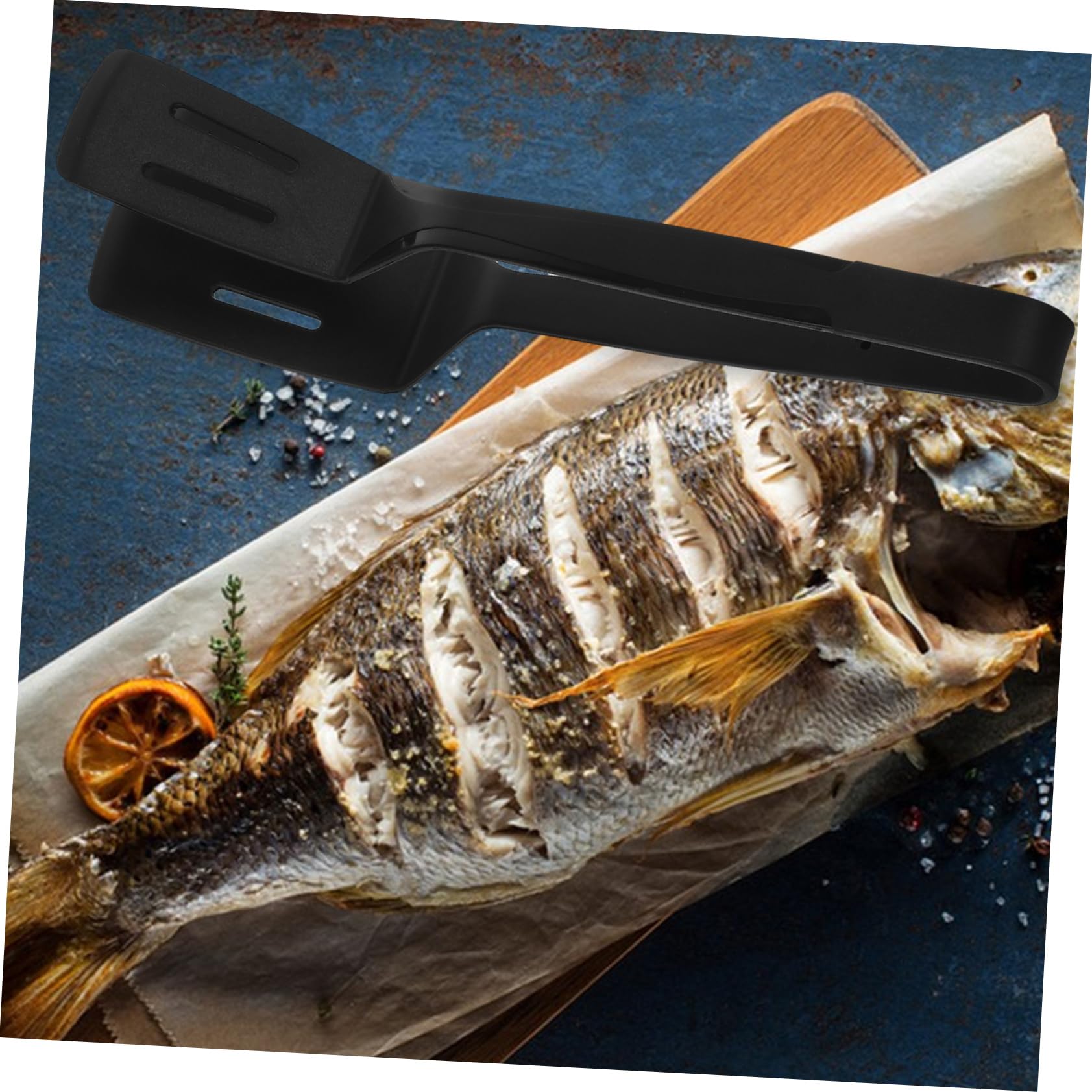 Alipis 5stücke Silikon-spatelzange Für Steak Und Fisch Hochtemperaturbeständige Küchenzange Mit Edelstahlgriff Zum Wenden Von Lebensmitteln Kochutensil Elegantem