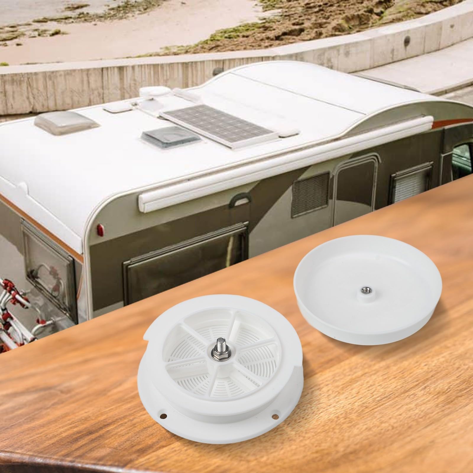 Copertura per bocchetta dell'aria del tetto del camper, design a fungo, per la ventilazione del tetto della casa mobile, con tappo di protezione per la pioggia