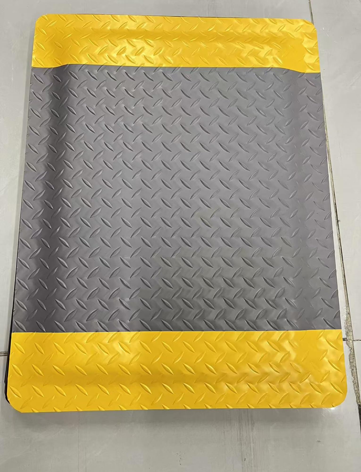CAFIEDR 20Mm Thick Anti Fatigue Mat With Esd Protection, Conductive Rubber Floor Mat For Anti-Static Workbenches, Garage, Warehouse* Industrial Safety.Gray2-2x3ft/60x90cm
