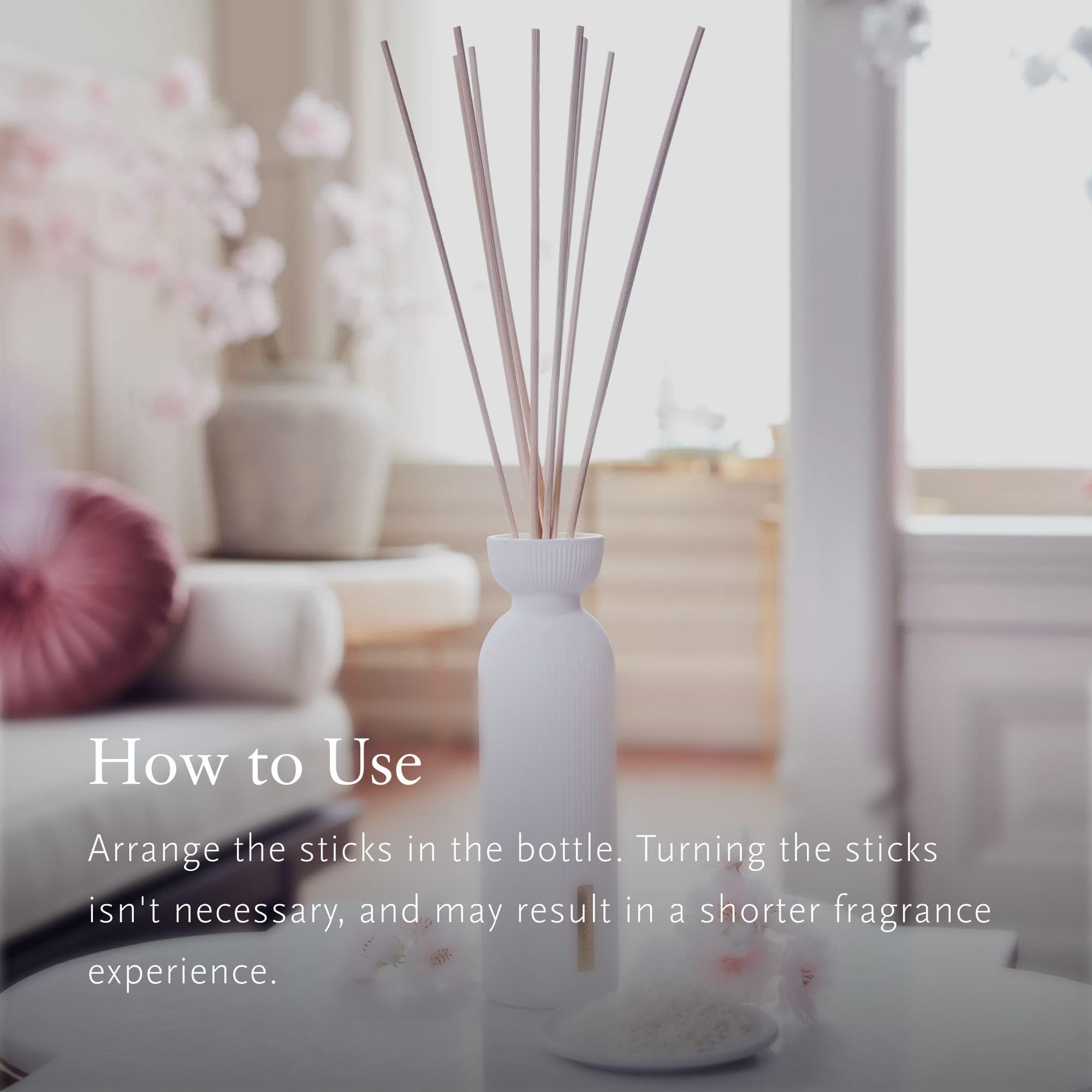 RITUALS The Ritual of Sakura – Profumatore per Ambienti con Bastoncini in Set da 2 – Diffusore Ambiente ai Fiori di ciliegio e al Latte di Riso – Diffusore aromi con Stick profumati – 2 x 250 ml