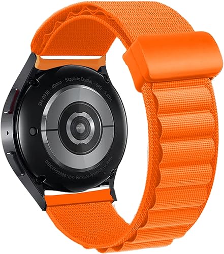 Correa deportiva compatible con Samsung Galaxy Watch 6 Classic de 1.732 pulgadas, 1.654 pulgadas, 1.732 pulgadas, 1.575 pulgadas, correa alpina de