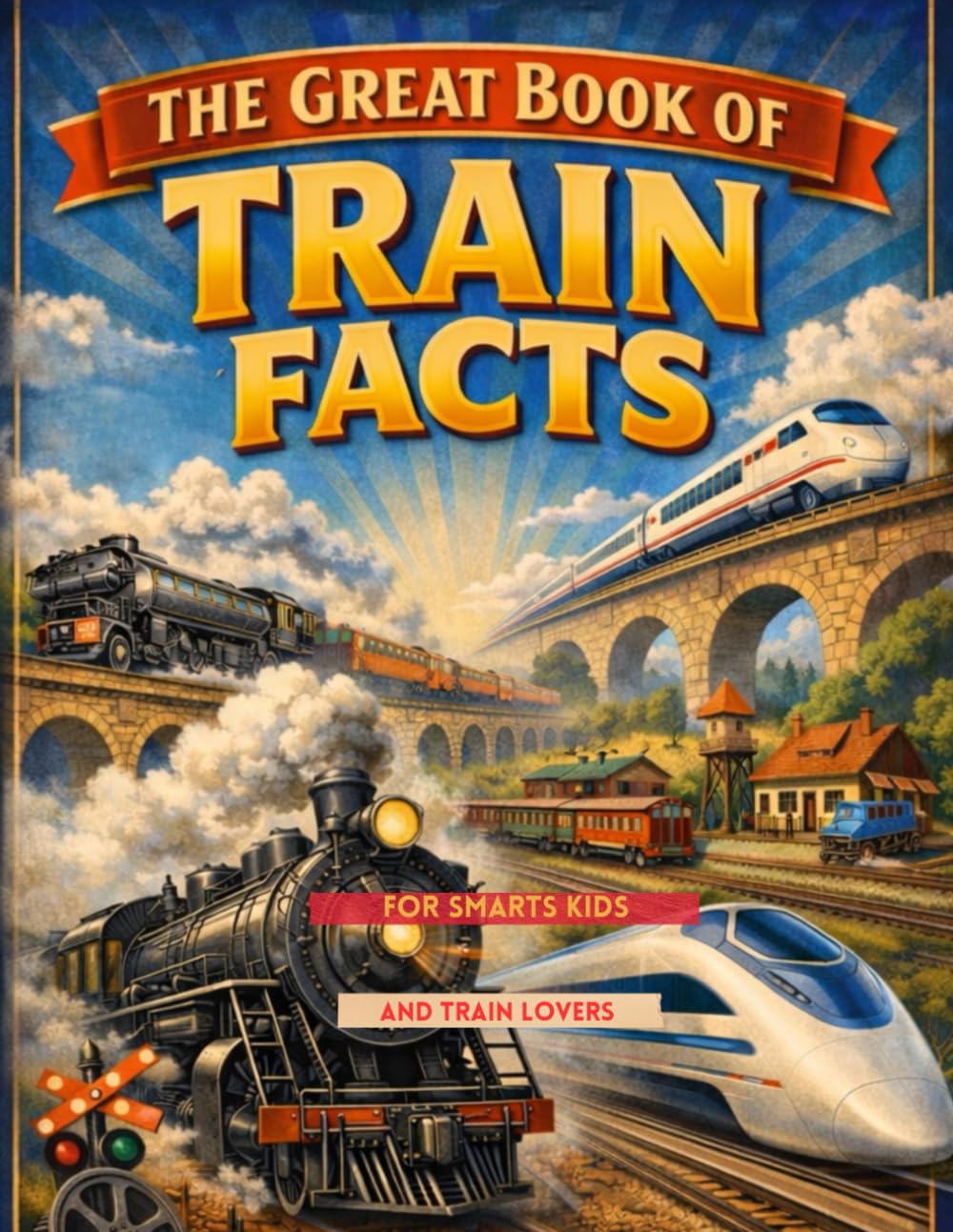 THE GREAT BOOK OF TRAIN FACTS: Amazing Records, Curiosities & Fun Facts with Memorable Images