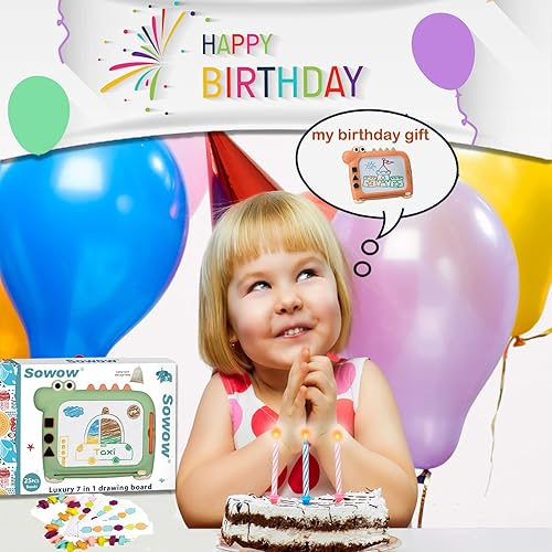 Miniatura 6 de HsngYHL Magnetic Drawing Board Toy for Kids 7 in 1 Magnet Writing Painting Colorful Doodle Sketch Pad Educational Learning Toys Orange