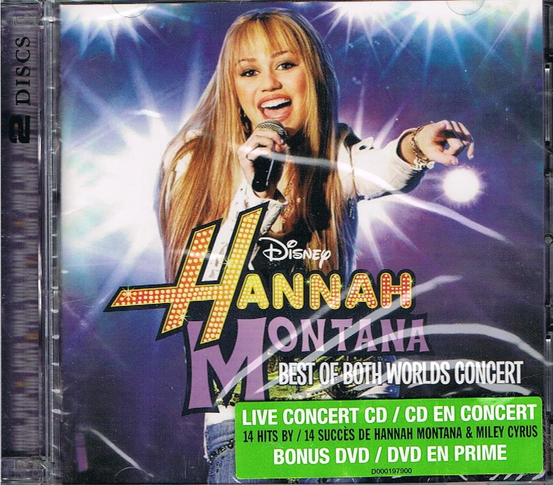 Best of Both Worlds Concert [CD + DVD] [Audio CD] Miley Cyrus and Hannah Montana