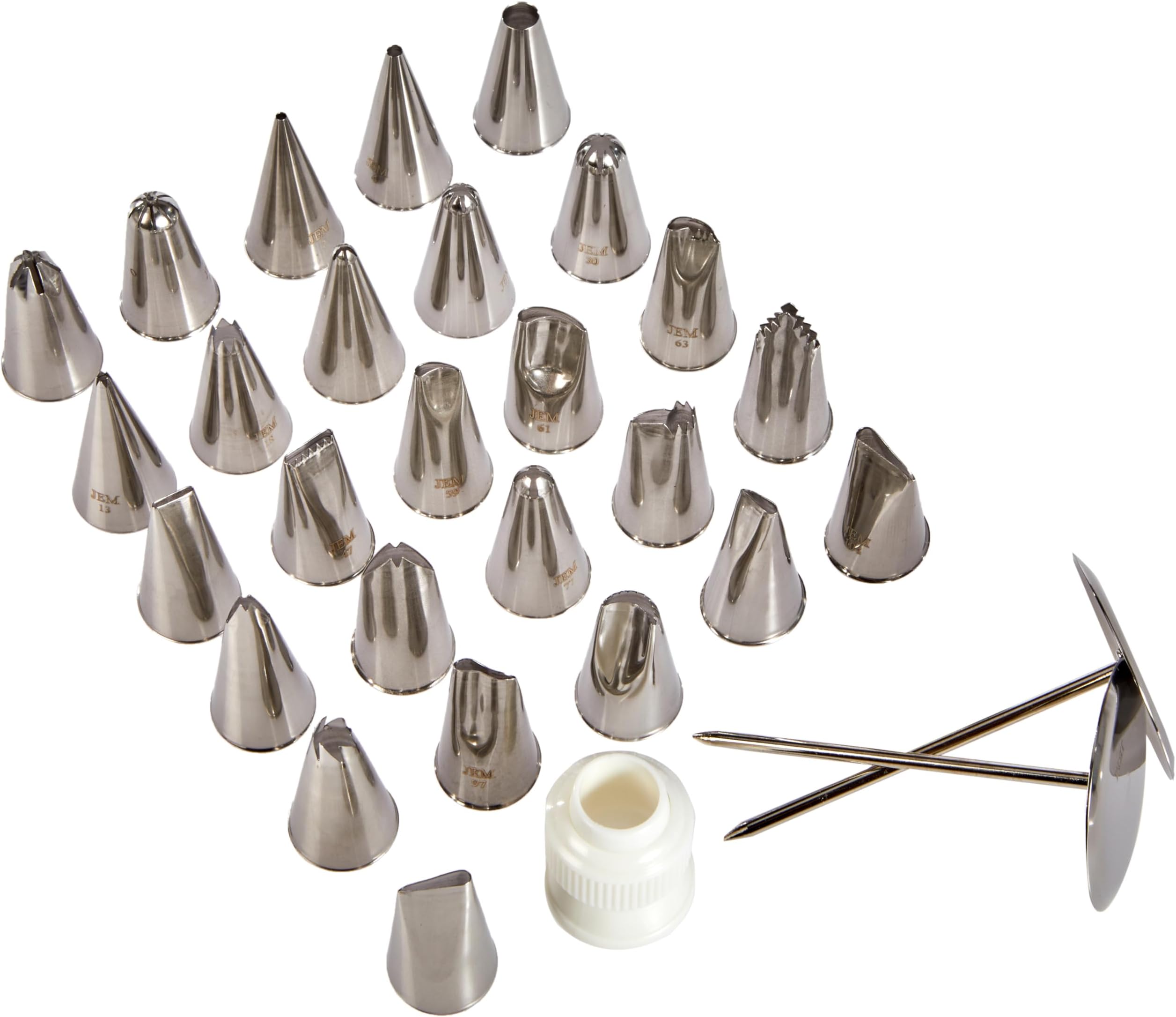 PME Small Deluxe Piping Nozzles, Decorating Tip, Set of 29