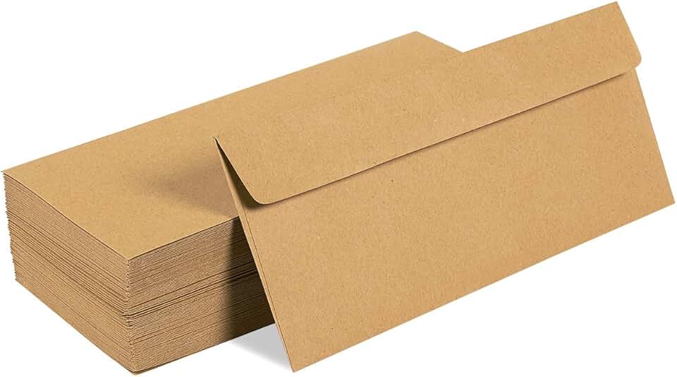 brown kraft paper envelopes