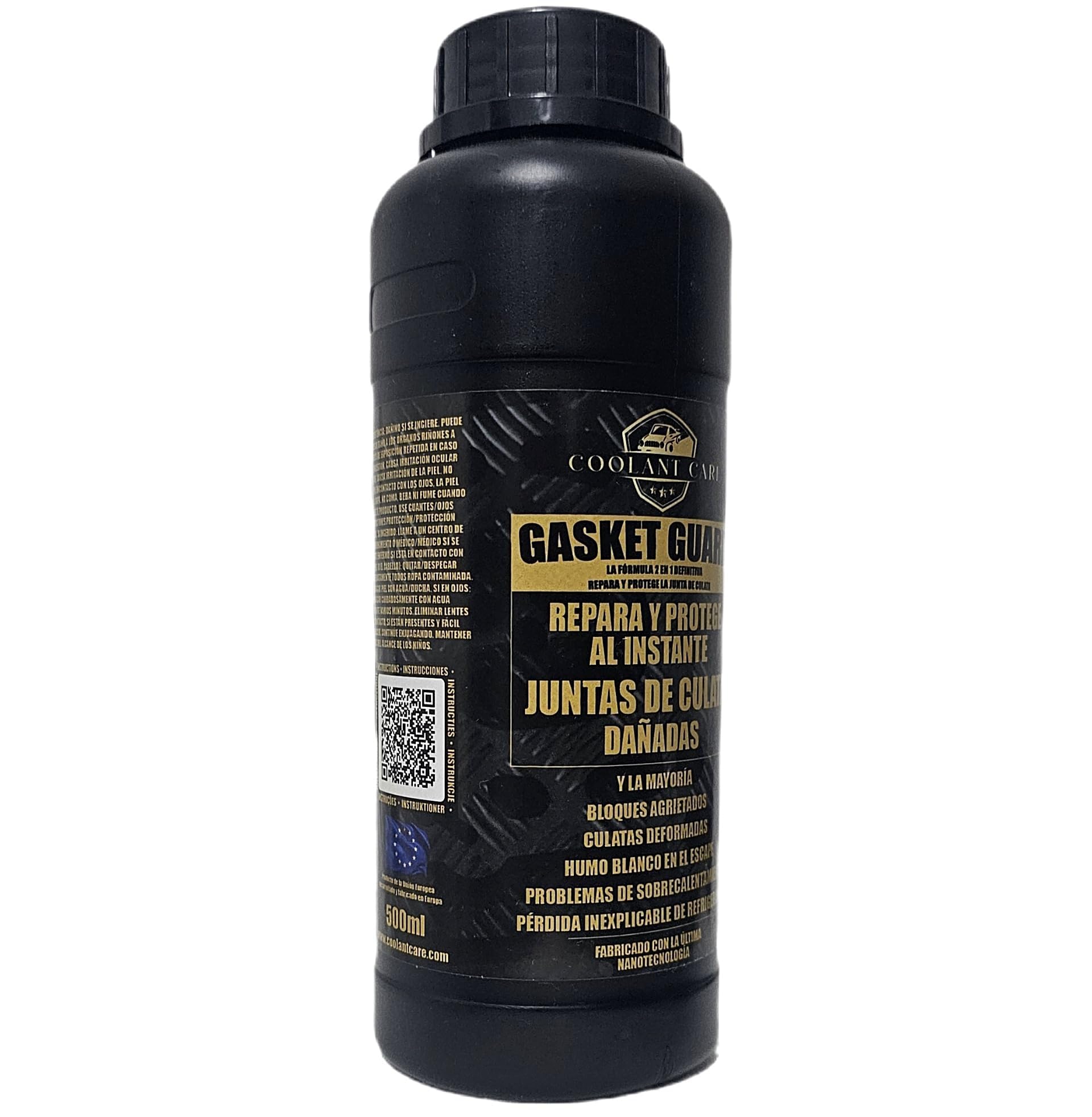 Sellador de Juntas de Culata de Alta Resistencia, Repara y Protege contra Fugas de Motor, Compatible con Motores Diésel y Gasolina - 500ml