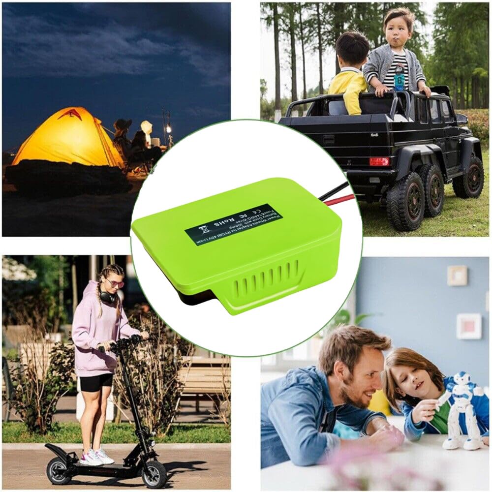 Adaptador convertidor reductor de CC de 40 V a 12 V para batería de iones de litio de 40 V Ryobi de 15 A 180 W, adaptador de bricolaje automático, regulador de voltaje para auto de juguete RC DIY