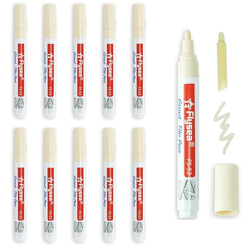 10 piezas de rotulador de pared para lechada de pared, bolígrafo de reparación de azulejos, repuesto para pared de separación de lechada, marcador