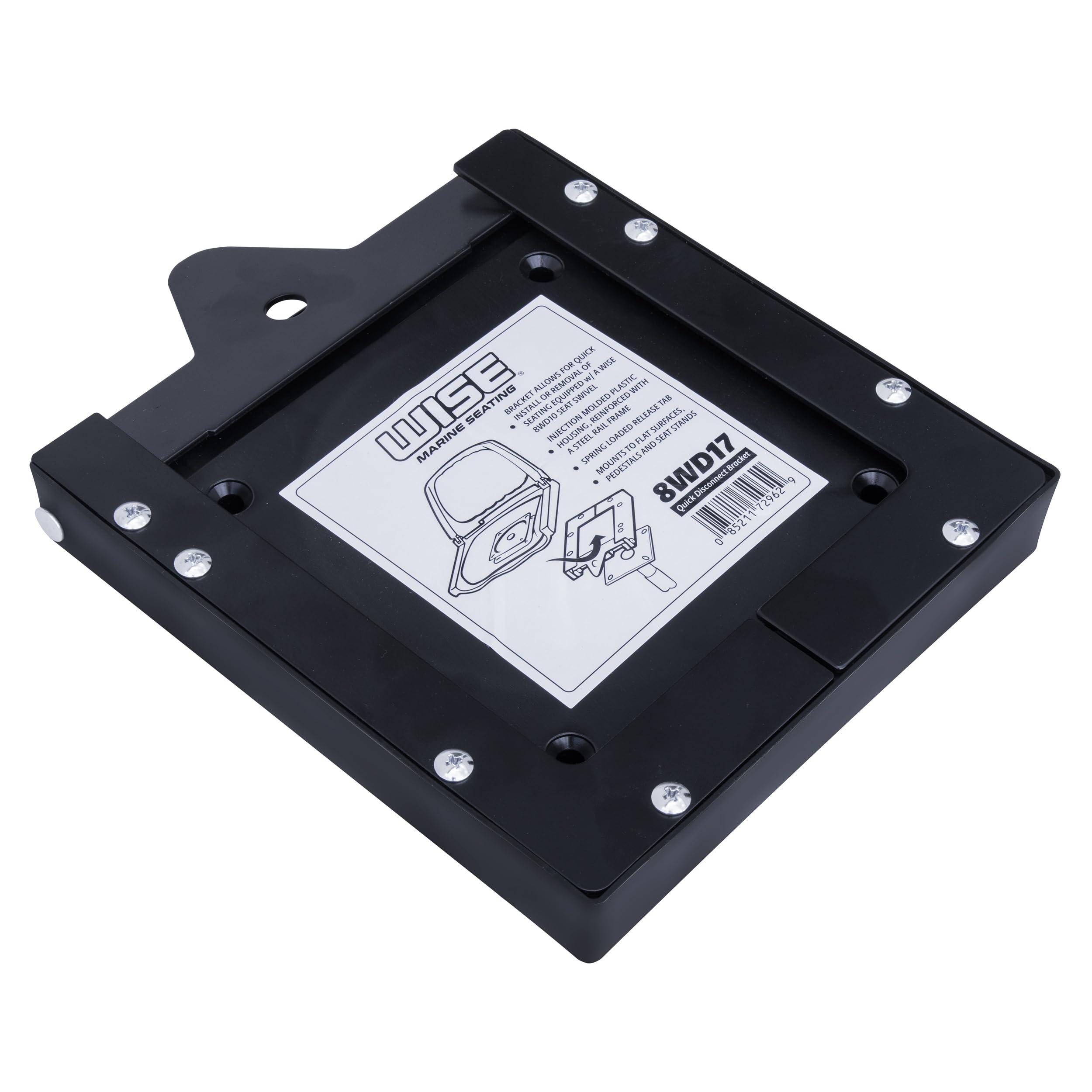 Wise 8WD17 Support de siège à déconnexion rapide pour siège pivotant standard de 16,5 cm