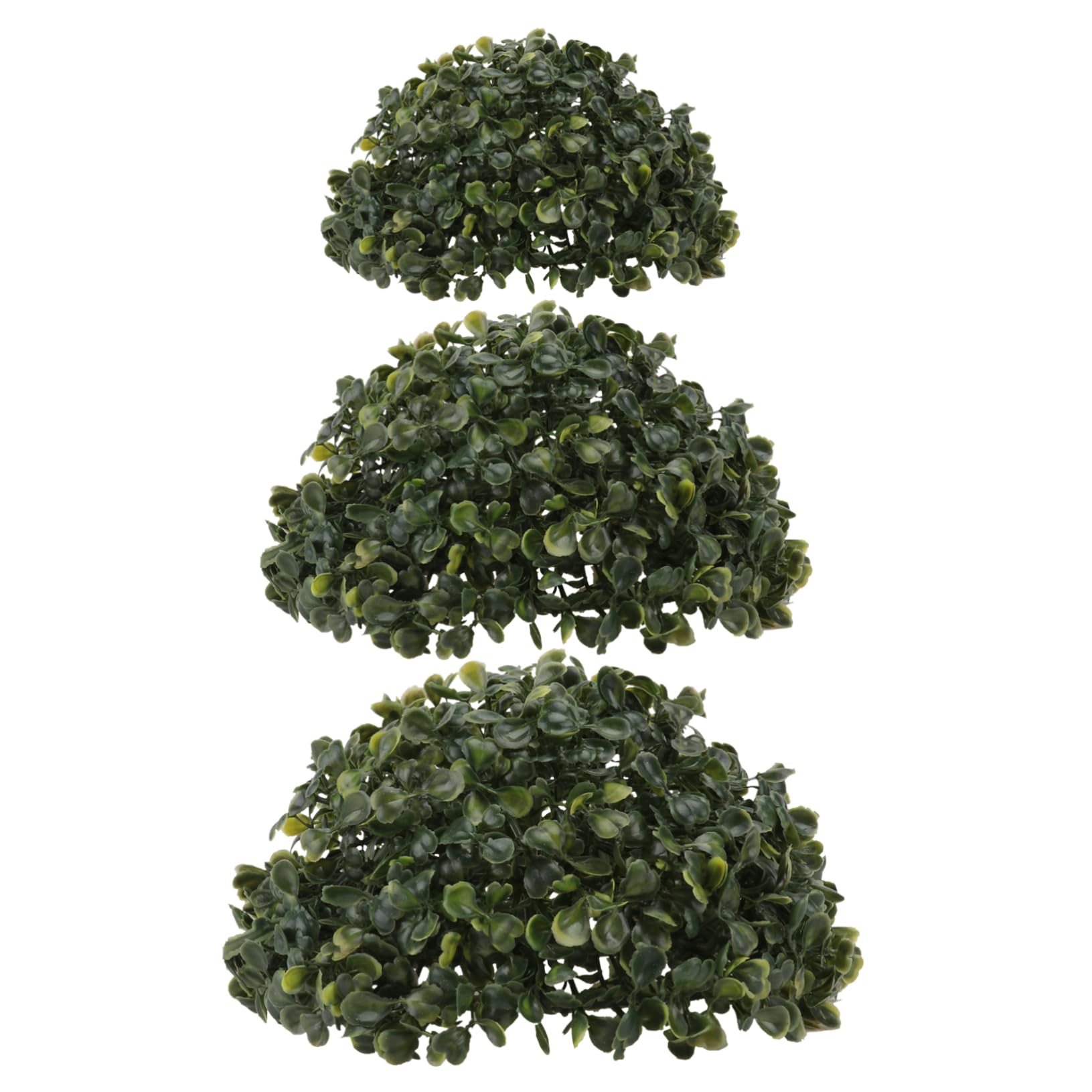 Bolas de hierba artificial verdes colgantes PRETYZOOM de plantas simuladas para interior