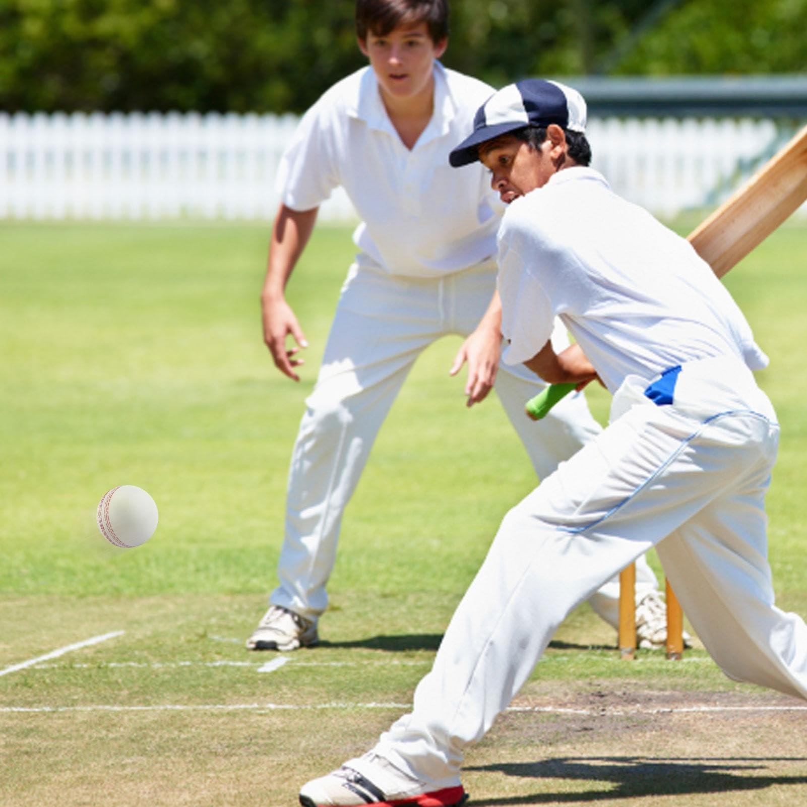 Fulenyi Bolas de Cricket de Entrenamiento Flexibles para Interior y Exterior