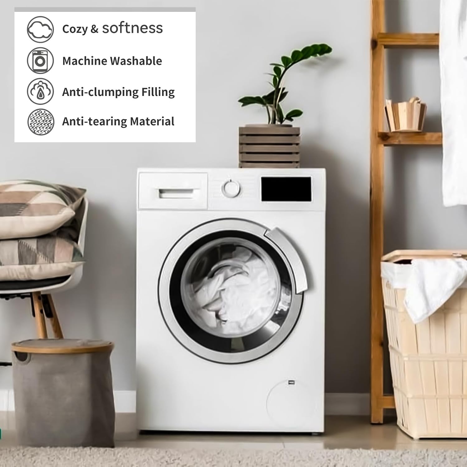 Panda Gifts, Just a Girl Who Loves Pandas Theme Flannel Blanket for Women, Cute Animal Throw Blankets for Kids, Girls, Travel Camping Sofa Living Room Decor 50x60 in - Image 5