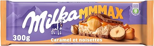 MILKA - Tablettes de Chocolat au Lait Milka MMMAX Caramel Noisettes 300g - Choco