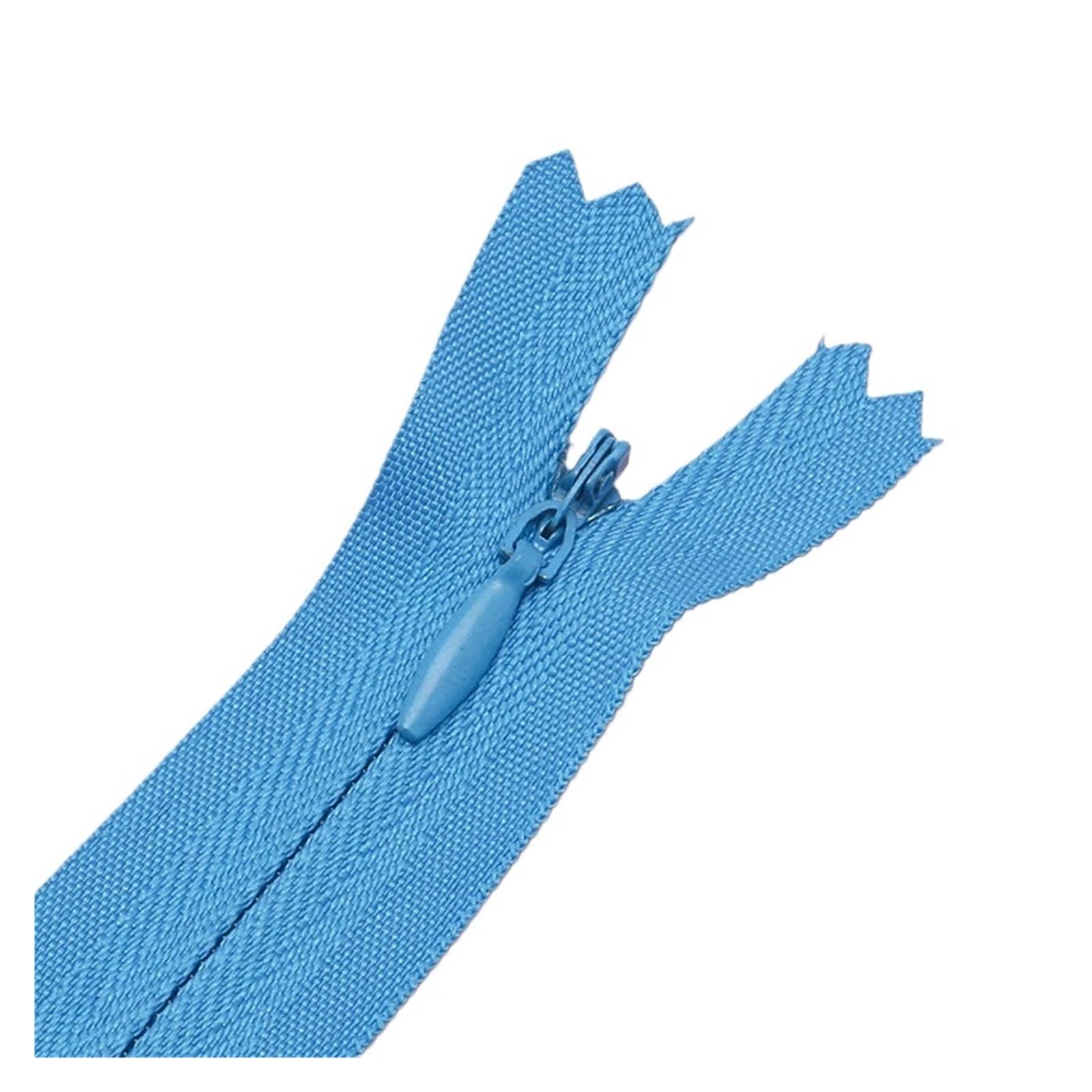 Cremallera Invisible 5/10 Uds 3#20cm 28cm 35cm 40cm 50cm 60cm cremallera Invisible ropa de nailon bolsillo decoración cierre de cremalleras