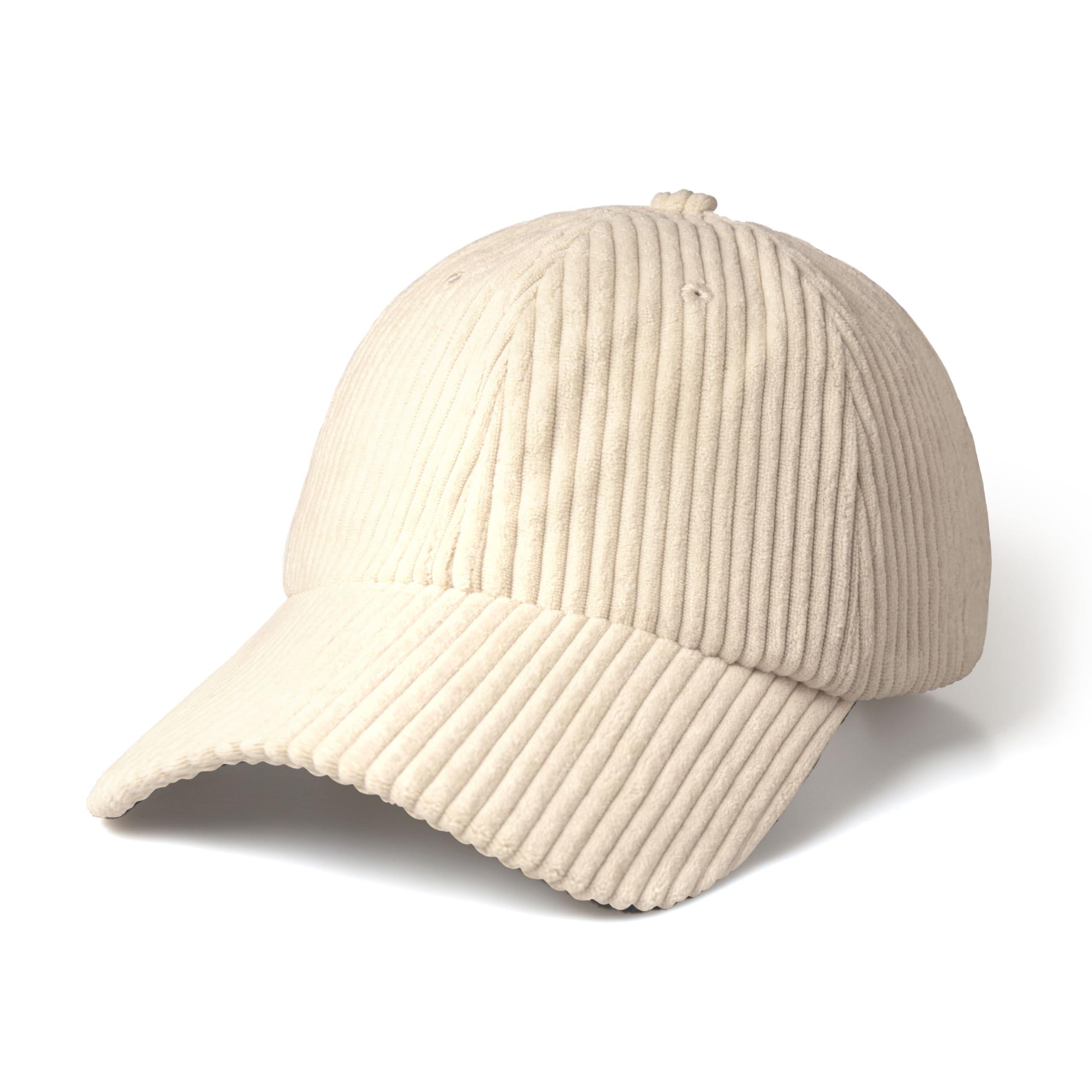 CHOK.LIDSEveryday Corduroy Baseball Cap for Men and Women Dad Hat Unisex Adjustable Lightweight Polo Style Curved Brim