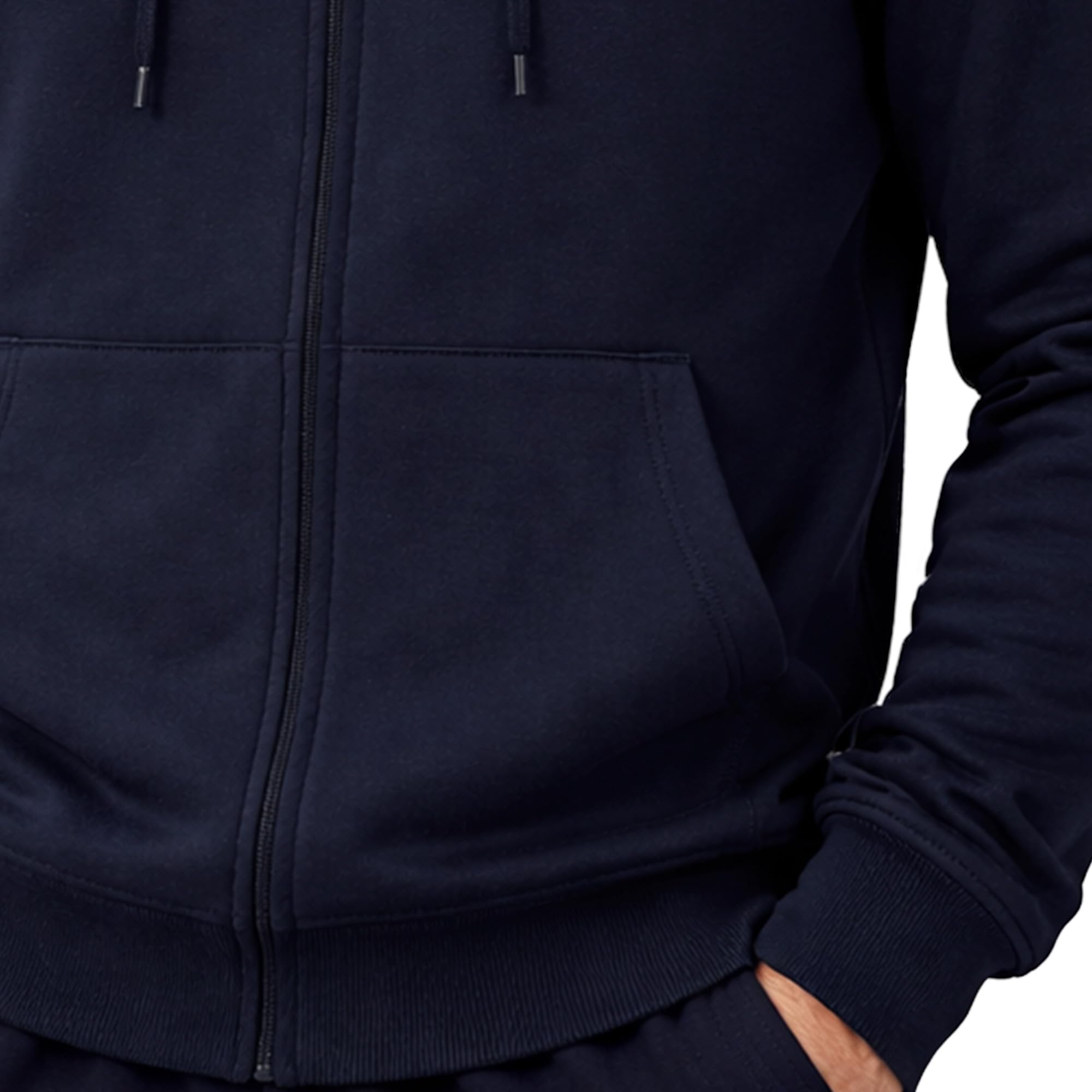 Umbro - Sweat à Capuche Homme, Fermeture zippée intégrale, Poches Kangourou, Coton Doux, Coupe Confortable, Sweat Sport et Casual