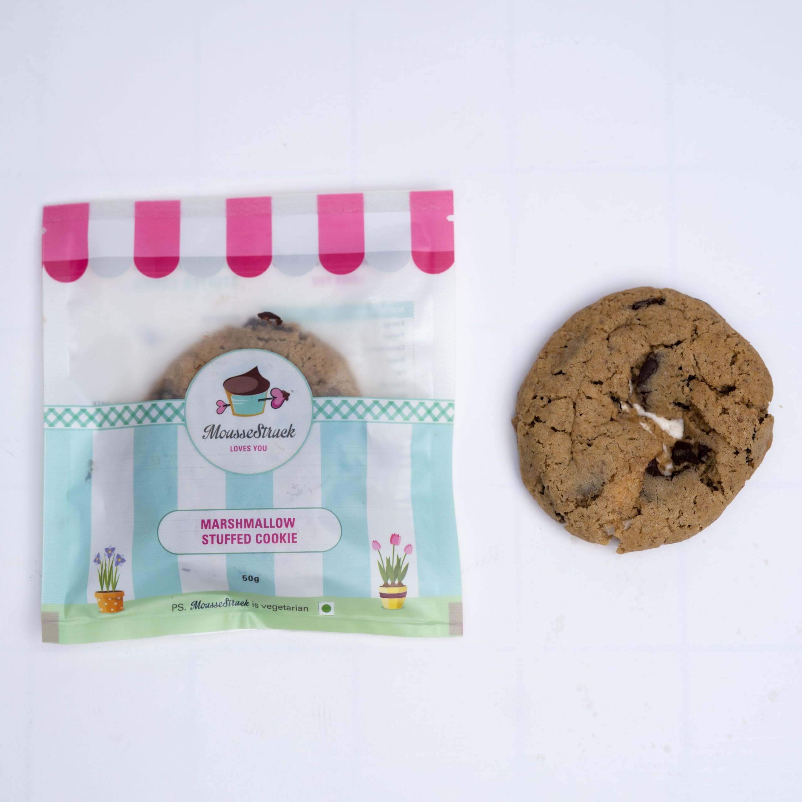 See full amazon price history chart for MousseStruck Marshmallow Stuffed Cookie Pack of 4 (200g) | Handmade & Freshly Baked | No Preservatives & No Trans Fat | Stuffed With Veg Marshmallow & Milk Chocolate | Soft & Gooey | Premium Ingredients MousseStruck Marshmallow Stuffed Cookie Pack of 4 (200g) | Handmade & Freshly Baked | No Preservatives & No Trans Fat | Stuffed With Veg Marshmallow & Milk Chocolate | Soft & Gooey | Premium Ingredients (B0D7HWPJLQ) Amazon Price History, Amazon Price Tracker