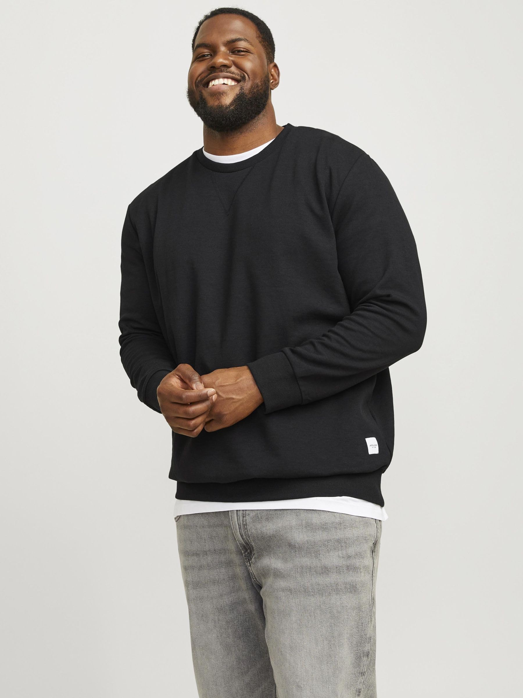 JACK & JONES Jjebasic Sweat Crew Neck Noos Sudadera para Hombre - 2