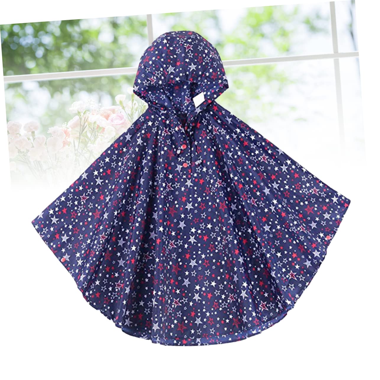 GALPADA 3piezas Chubasquero Infantil Capucha Para Niño y Poncho De y Reutilizable Color Azul