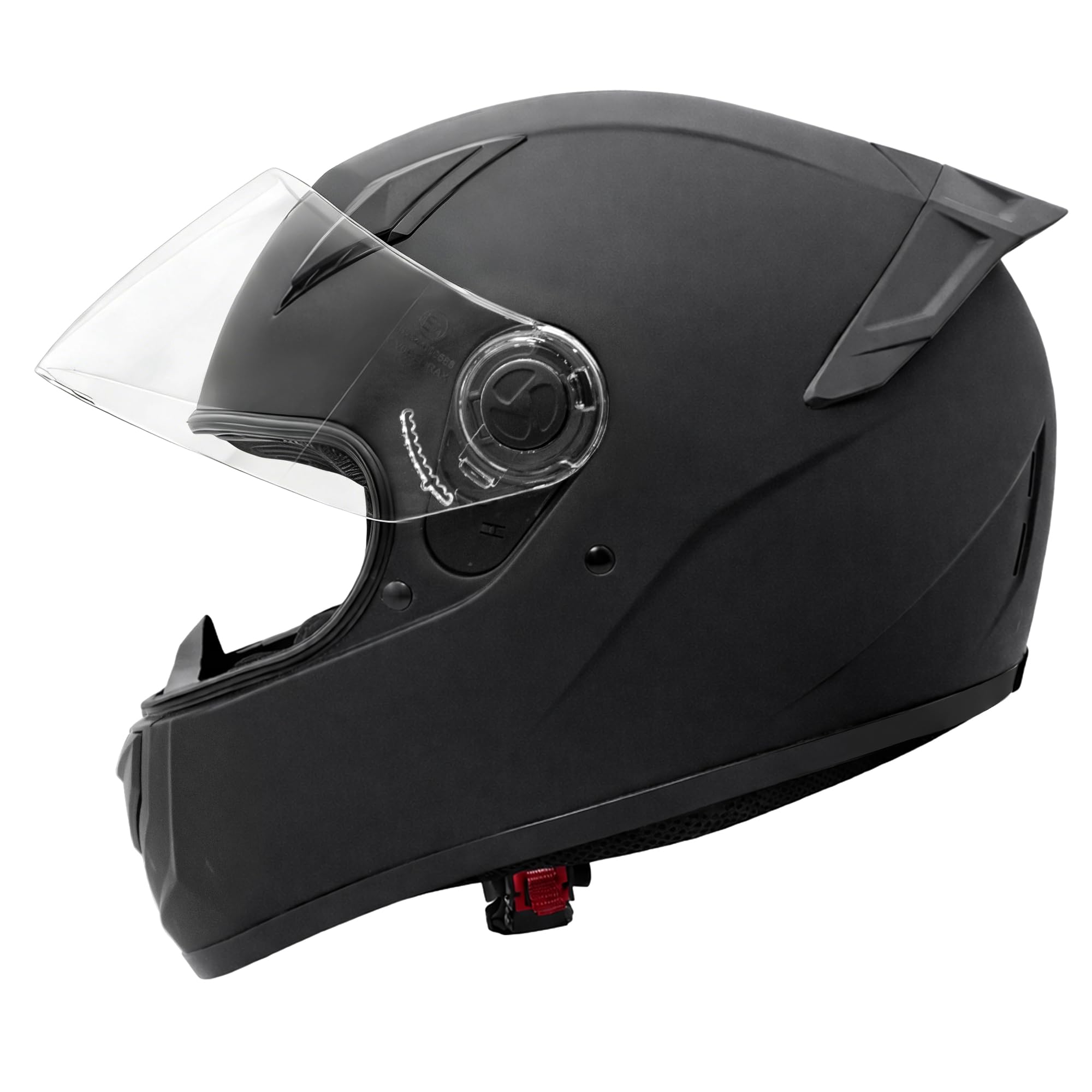 ZORAX ZOR-817 Matt Black XXL (63-64cm) Full Face Motorcycle Helmet Road Legal ECE 2206 — view 5