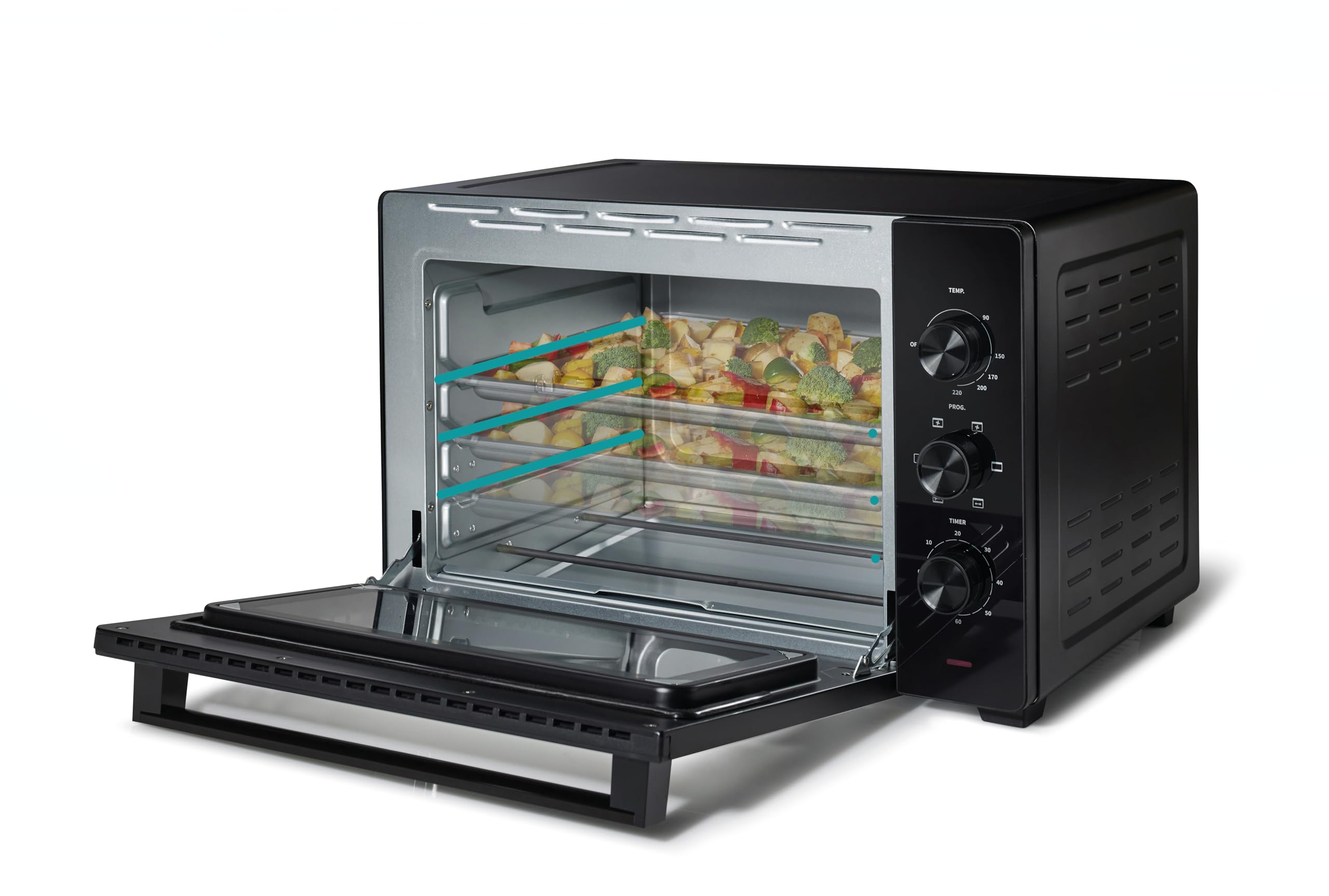 Hisense HOM45M Fornetto Elettrico 45L Ventilato Girarrosto 2000W 220-240V