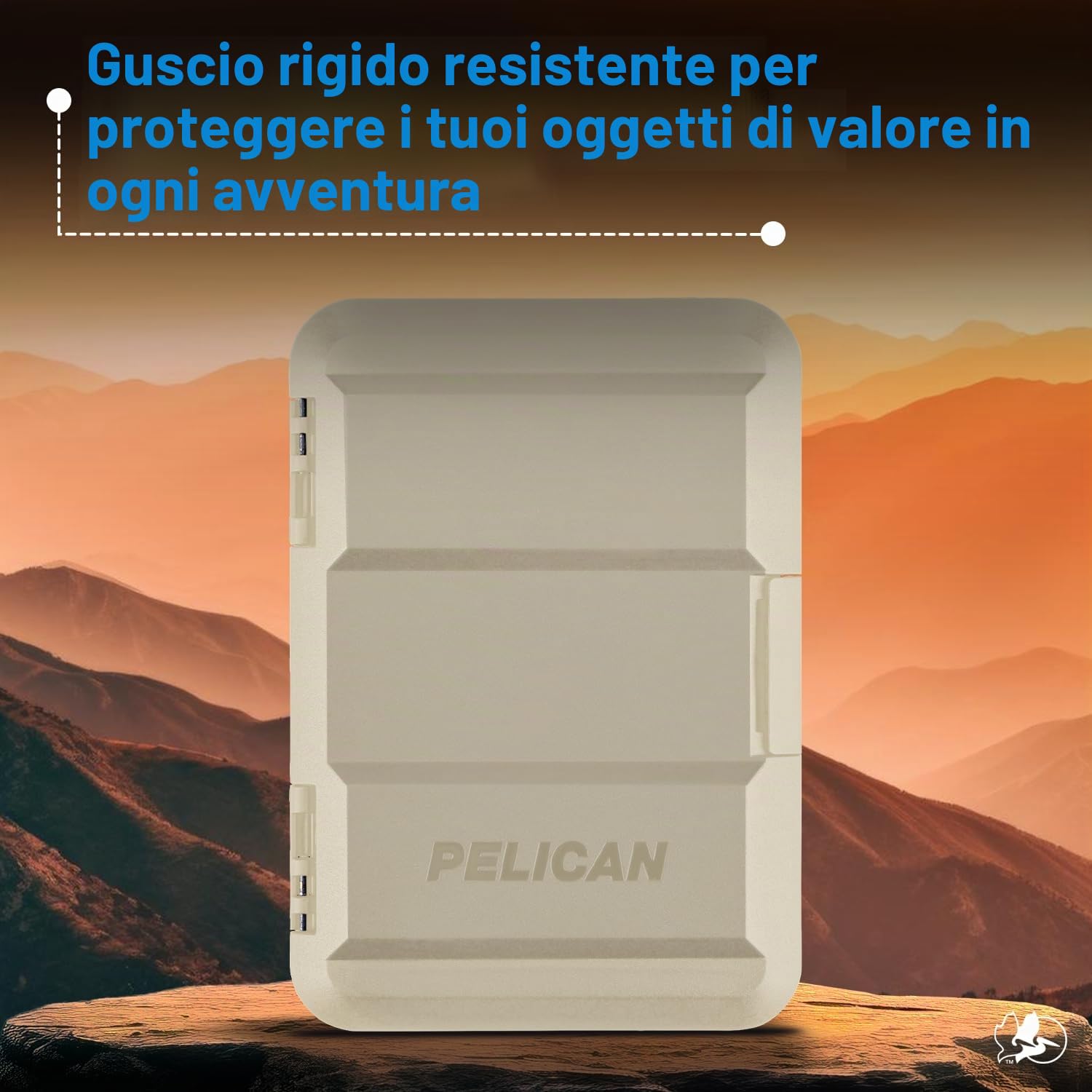 Pelican - Portafoglio magnetico per iPhone 16 Pro Max/15 Pro/14/13/12 MagSafe