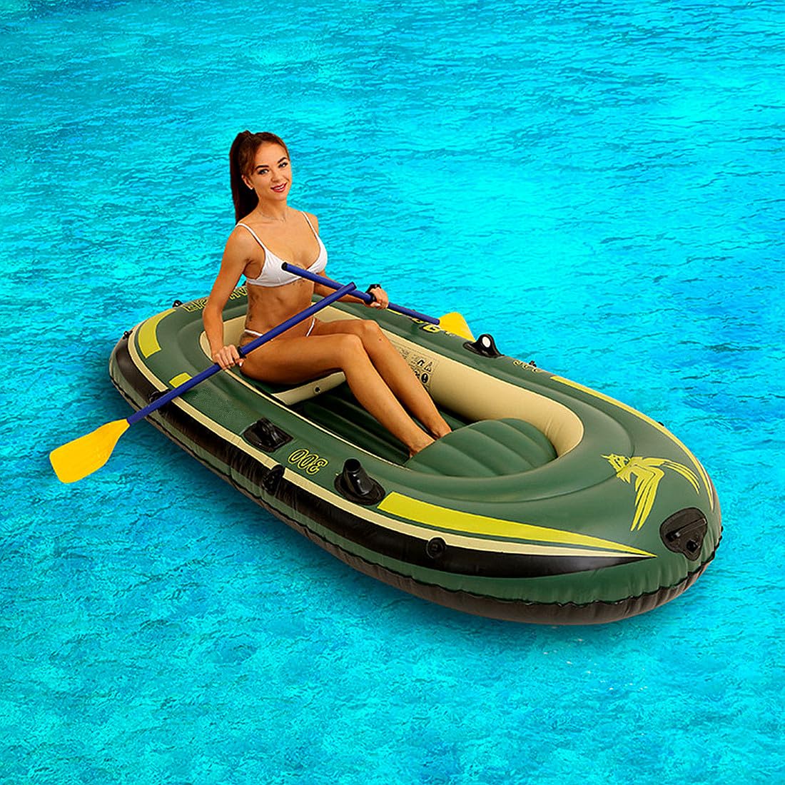 Kayak Gonfiabile Accessori Piscina Gonfiabili Piscina Materasso Barca Gonfiabile Mare Gommone Gonfiabile Gommone da Mare Canotto Gonfiabile 4 Posti Gommone da Pesca Canoa Gonfiabile 2 Posti
