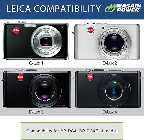 Miniatura 2 de Wasabi Power Batería para Leica BP-DC4, BP-DC4-U y Leica C-LUX1, D-LUX2, D-LUX3 y D-LUX4