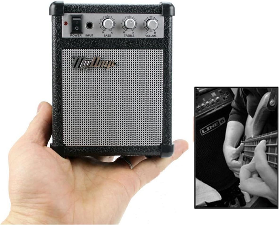 Portable MyAmp Powerful MP3 Mobile Phone Speaker,Refinement Myamp Versatile Guitar Amplifier with bass and Treble Controls