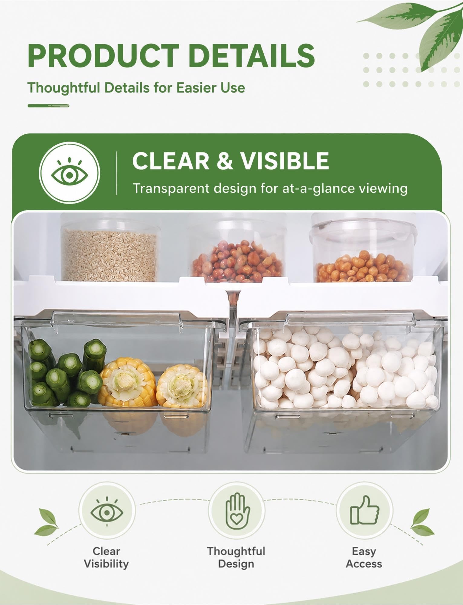 Organizador colgante para nevera,cajón extraíble,huevos,frutas y verduras