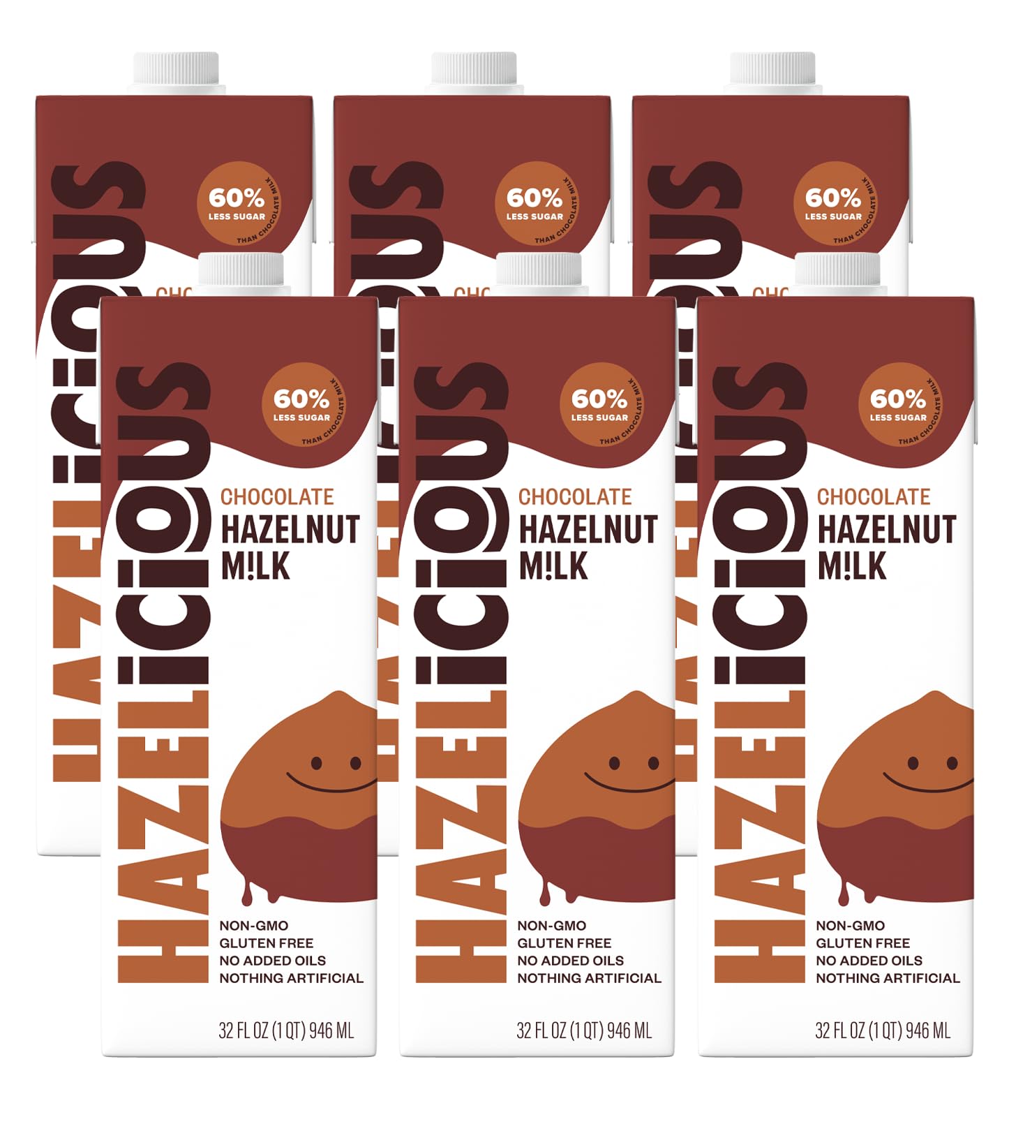 Amazon.com: Hazelicious Chocolate Hazelnut Milk, Non-Dairy Plant