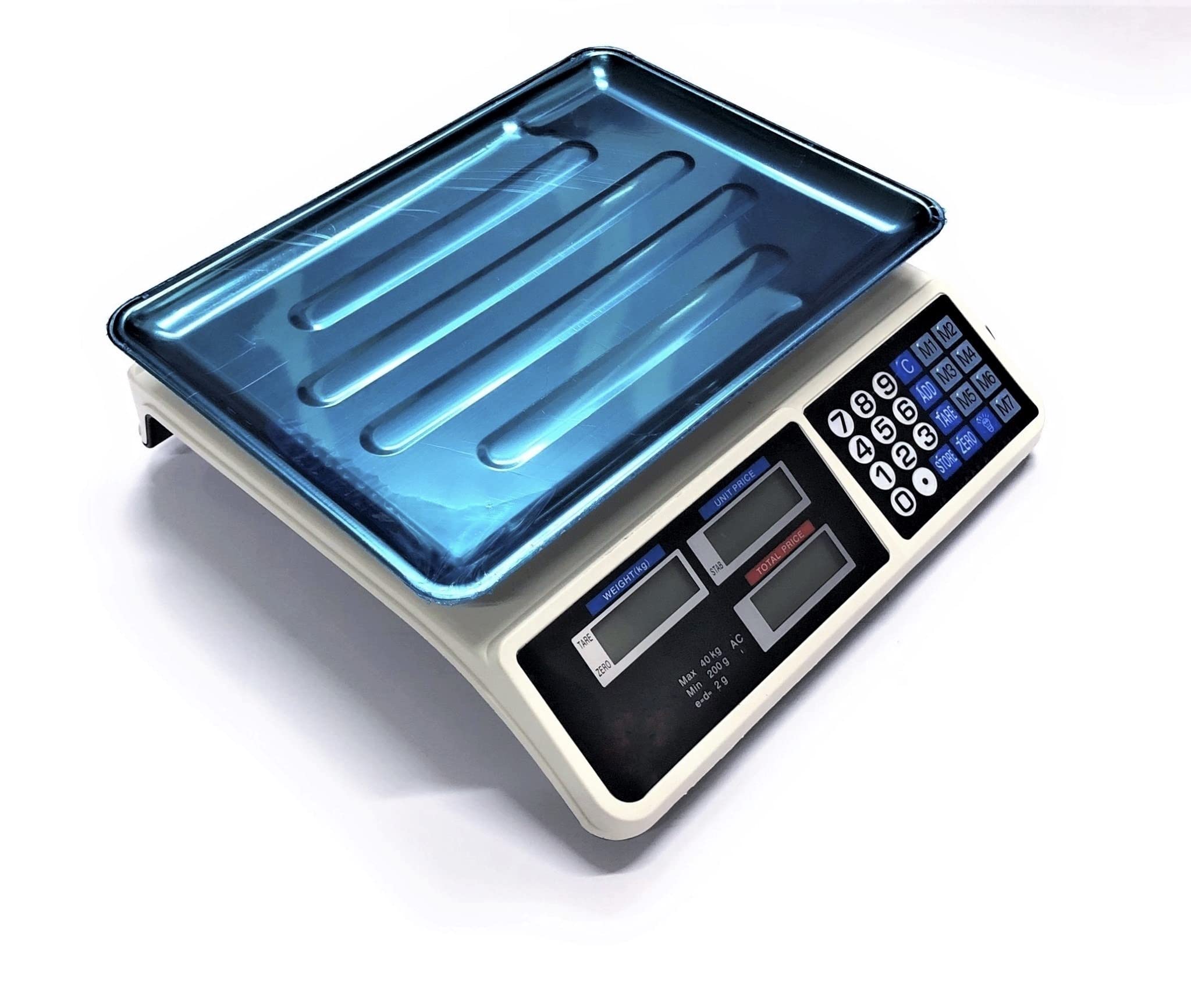 TEMPO DI SALDI Bilancia Elettronica Digitale Professionale Da 5 Gr A 40 Kg Con Divisione 5 Gr
