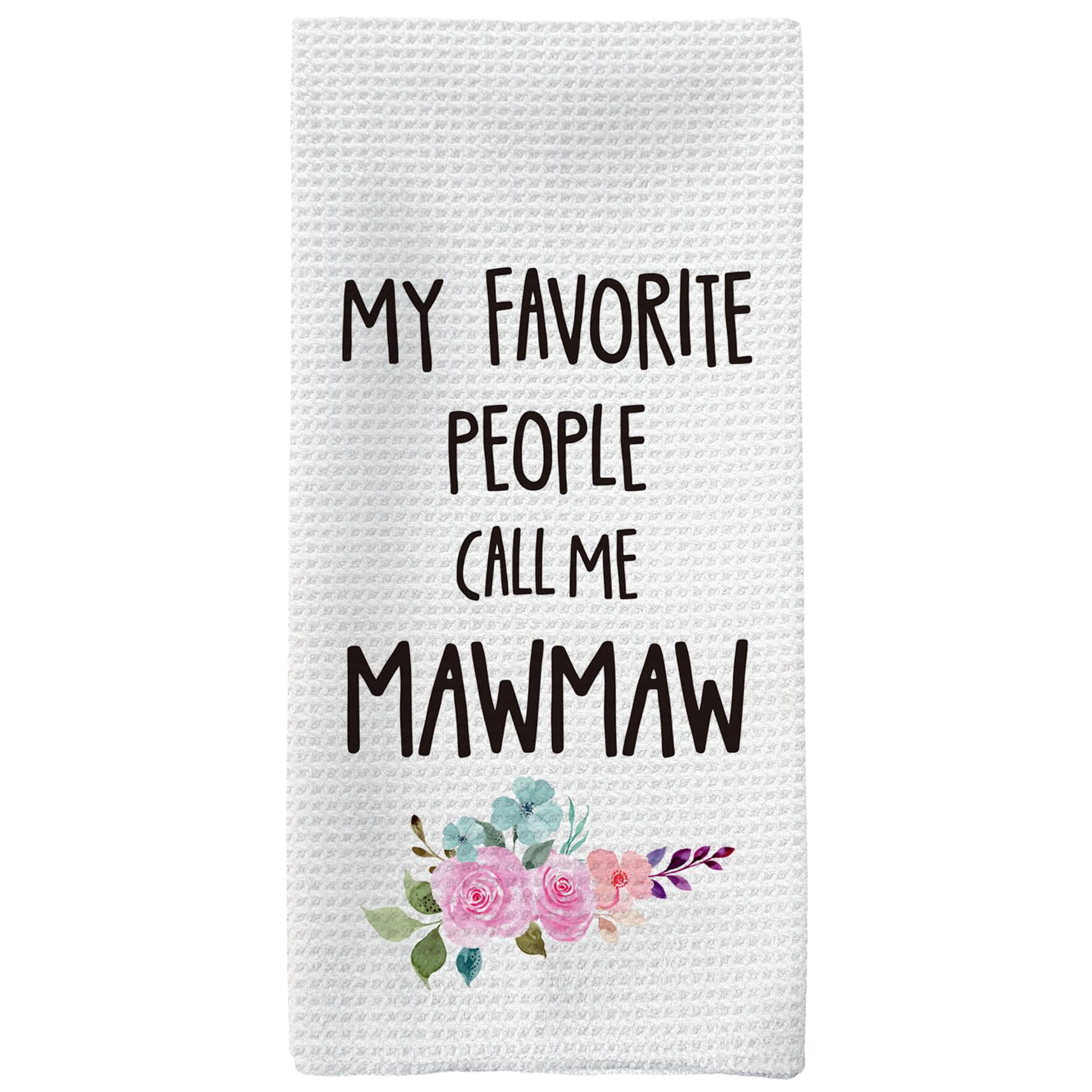 Mawmaw Gifts Kitchen Towels, Gift for Mawmaw Grandma Hand Towel, MawmawChristmas Mother's Day Dish Tea Towels for Kitchen, Mawmaws Grandma Gifts from Grandkids, 16x24inch