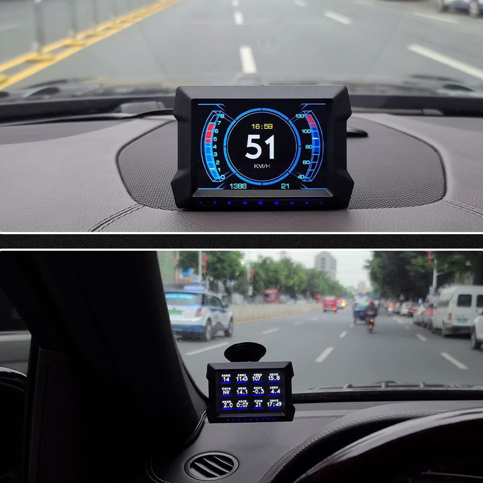 Indicador De Inclinación para La Seguridad del Coche - Medidor De | Pendiente Preciso, Indicador De Pendiente Para Coche, Inclinómetro Digital Para Coche, Para Autos | Para Ver