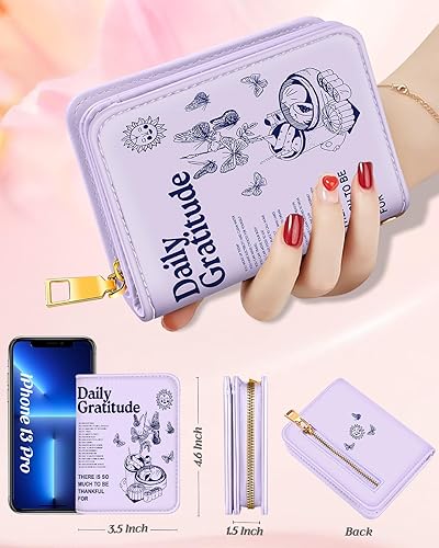 Miniatura 2 de Bistup Cartera de órgano, 2-mariposa púrpura, Mujer